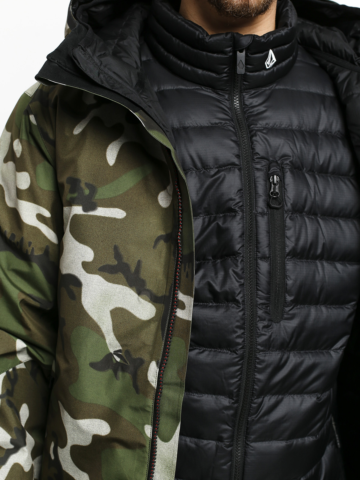 Pánská Snowboardová bunda Volcom Puff Puff Give (blk)