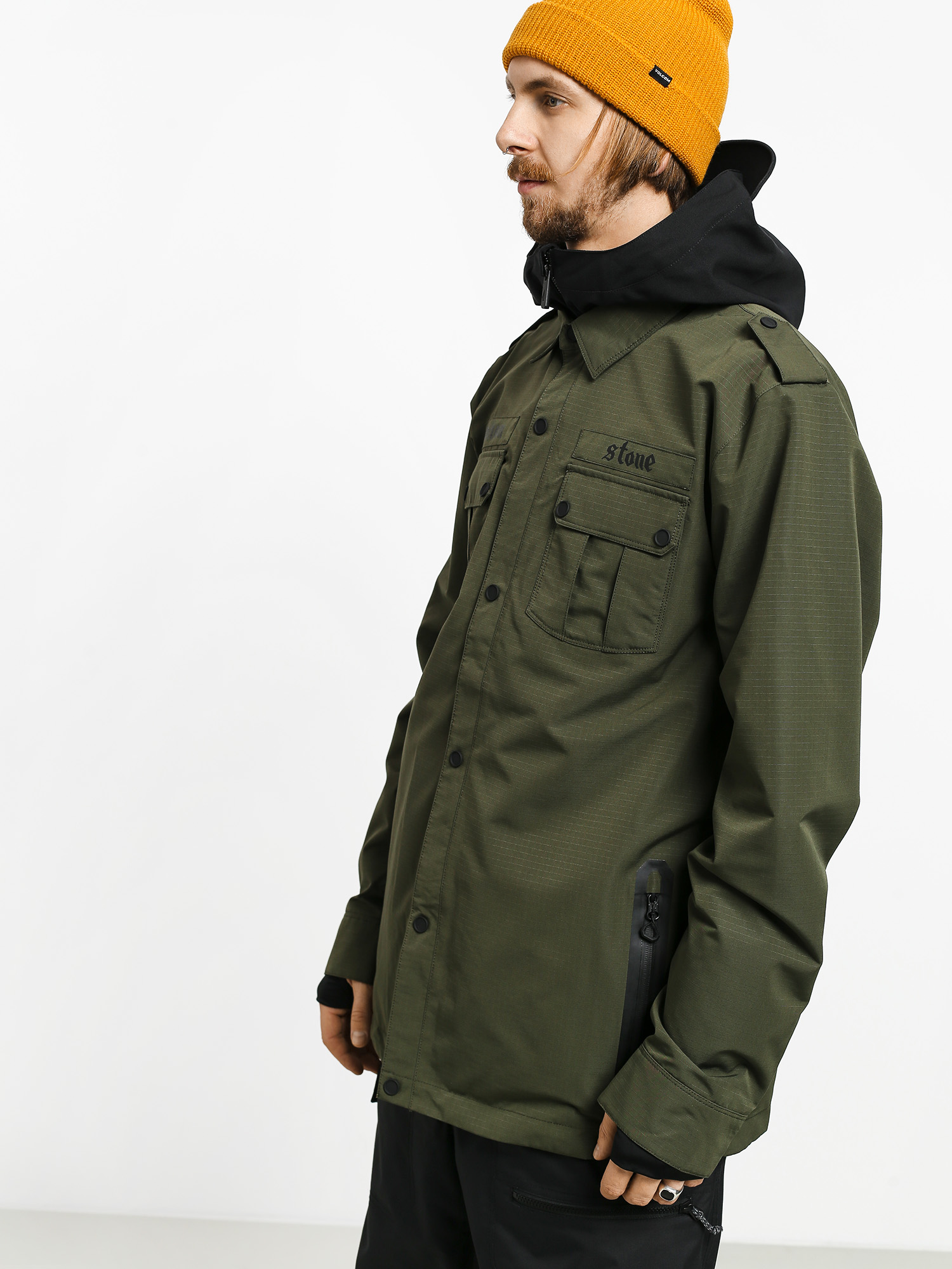 Pánská Snowboardová bunda Volcom Creedle 2 Stone (frs)