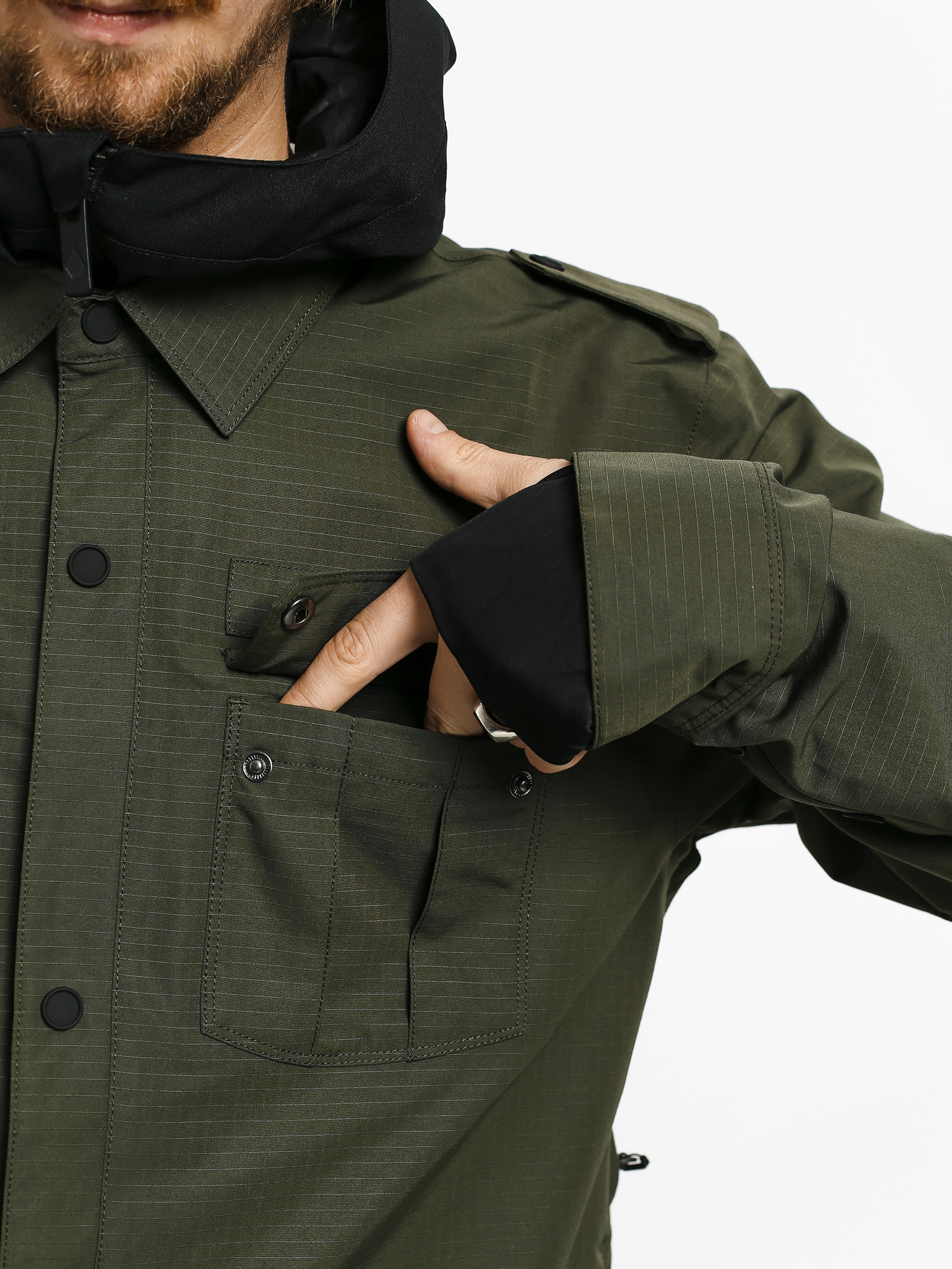 Pánská Snowboardová bunda Volcom Creedle 2 Stone (frs)