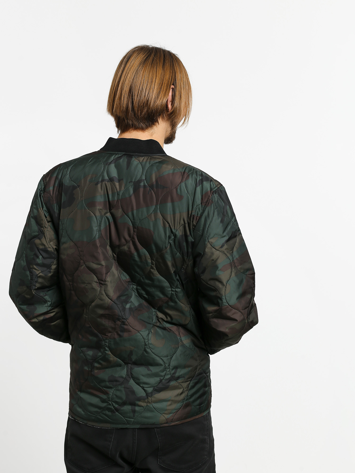 Bunda Carhartt WIP Volta Bomber Liner (camo evergreen)