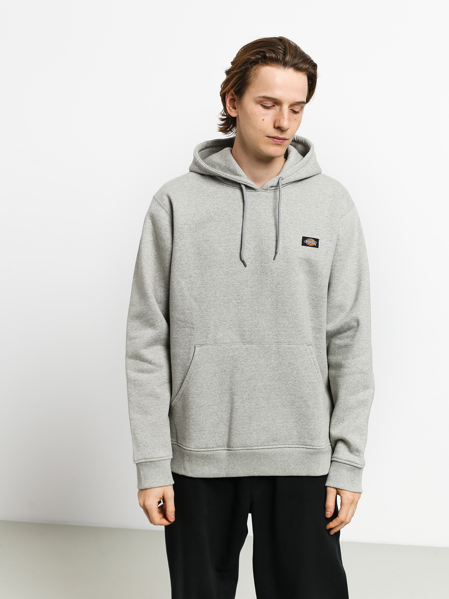 Mikina s kapucí Dickies Oklahoma HD (grey melange)