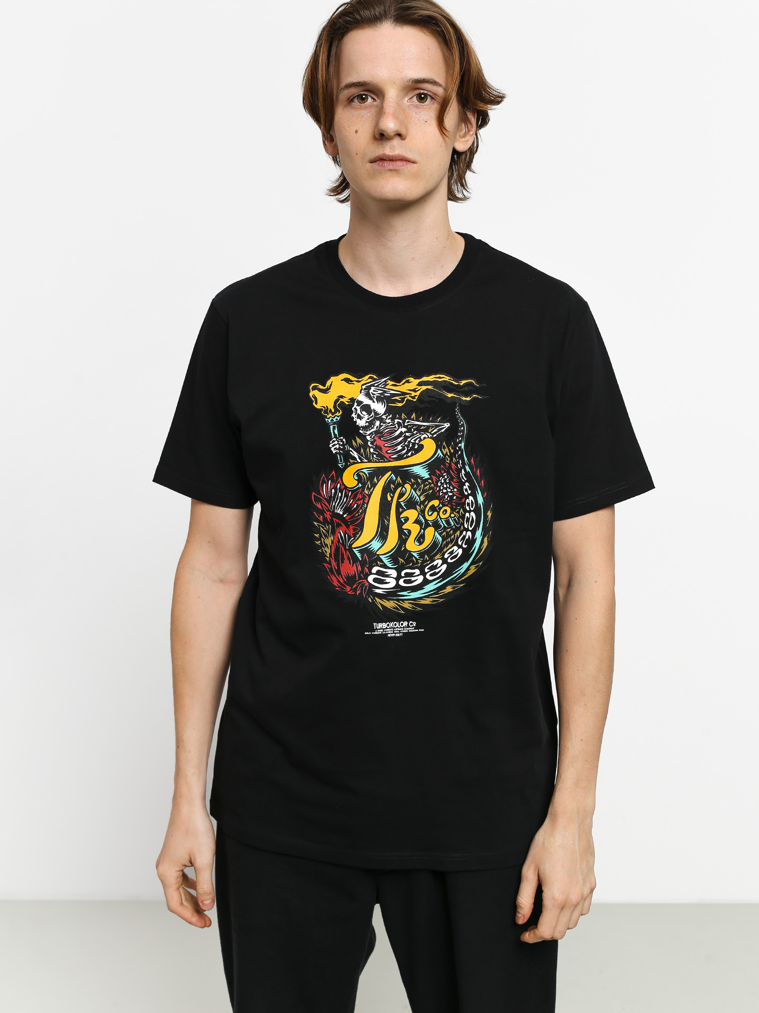 Tričko Turbokolor Seek (black)