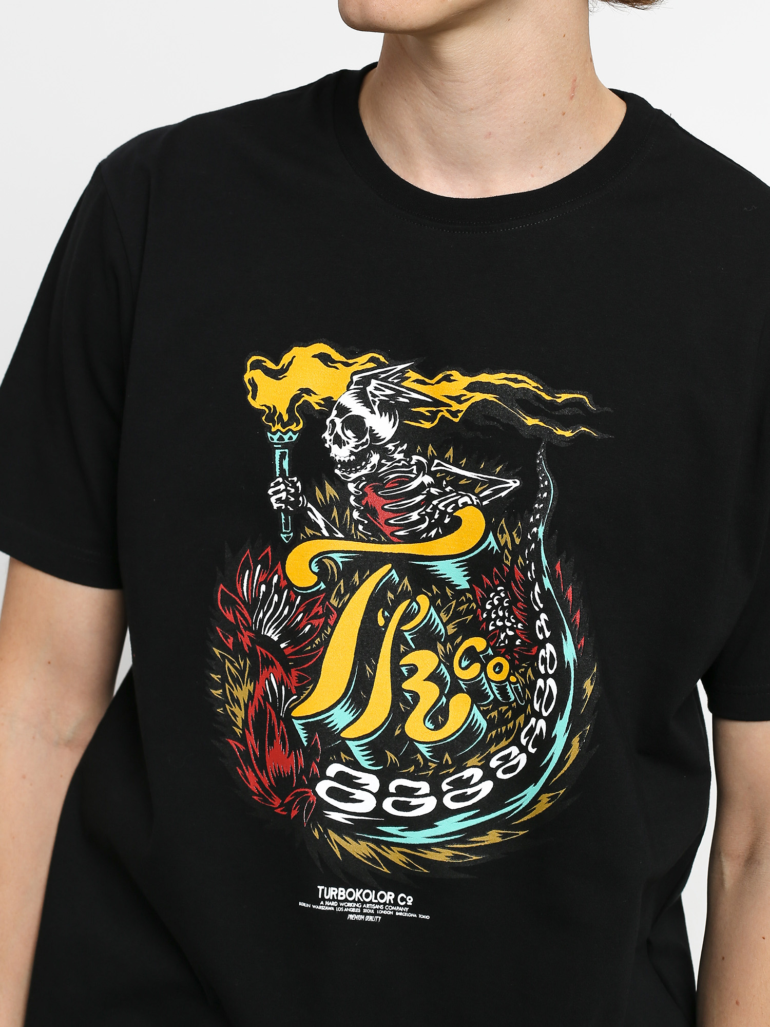 Tričko Turbokolor Seek (black)