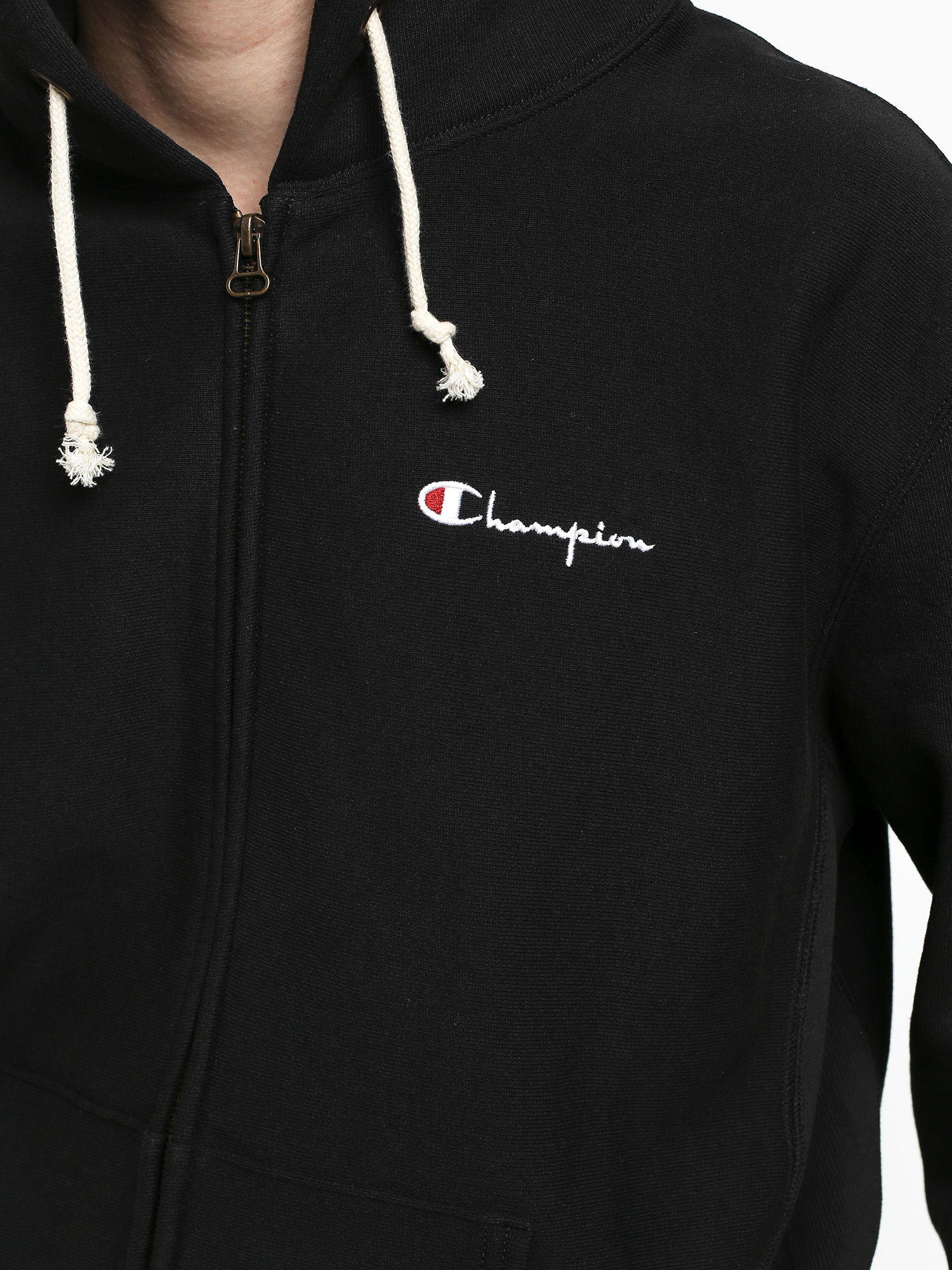 Mikina s kapucí Champion Reverse Weave Hooded Full Zip LCL ZHD (nbk)