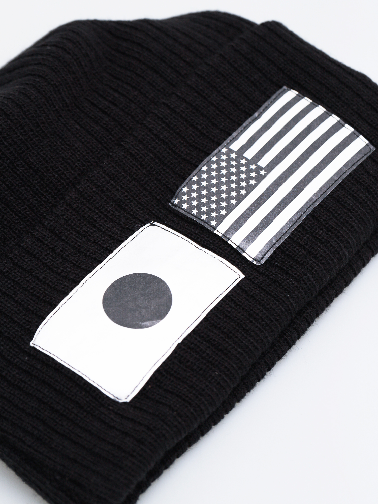 Čepice New Era Flag Watch Knit (black/optic white)