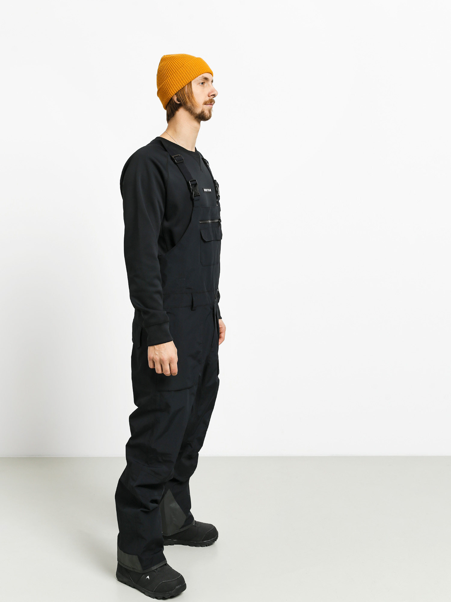 Pánské Snowboardové kalhoty  Volcom Rain Gore Bib Overall (blk)