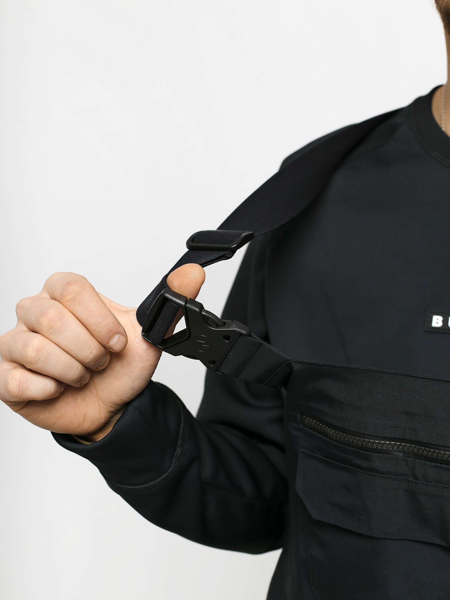 Pánské Snowboardové kalhoty  Volcom Rain Gore Bib Overall (blk)