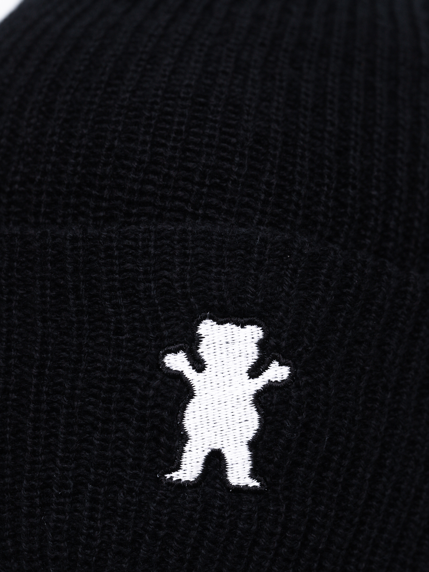 Čepice Grizzly Griptape Og Bear Patch Fold (black)