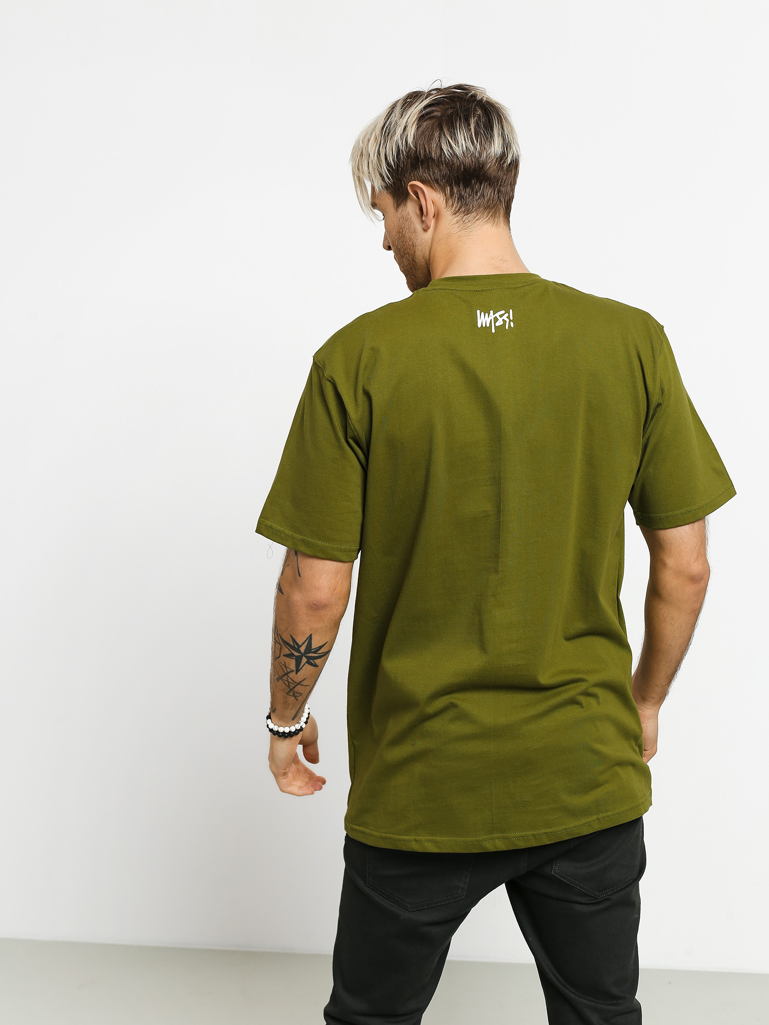 Tričko MassDnm Signature Small Logo (khaki)