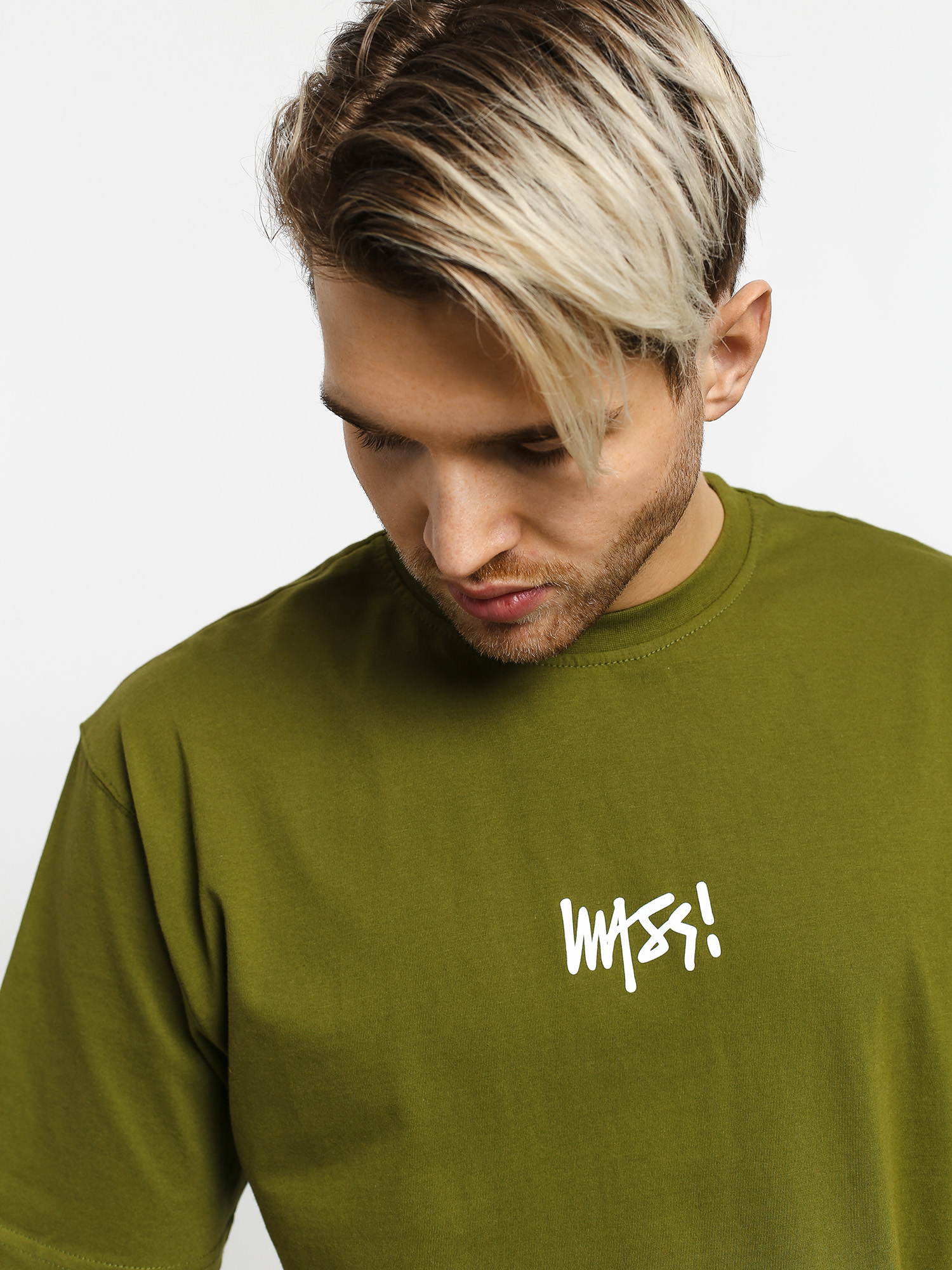 Tričko MassDnm Signature Small Logo (khaki)