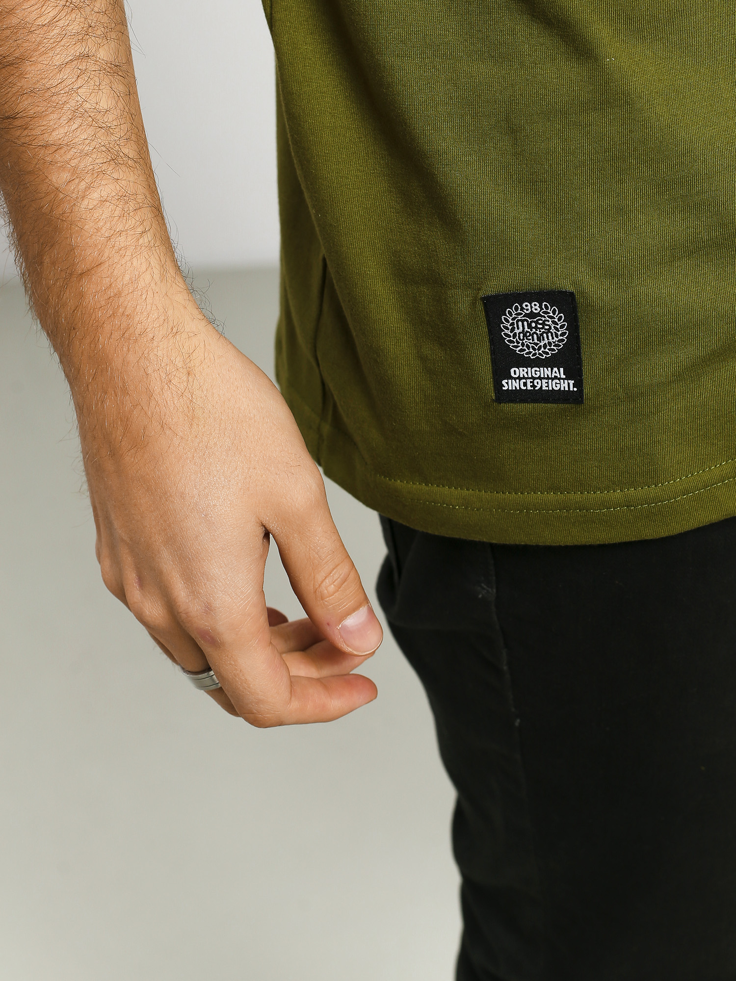 Tričko MassDnm Signature Small Logo (khaki)
