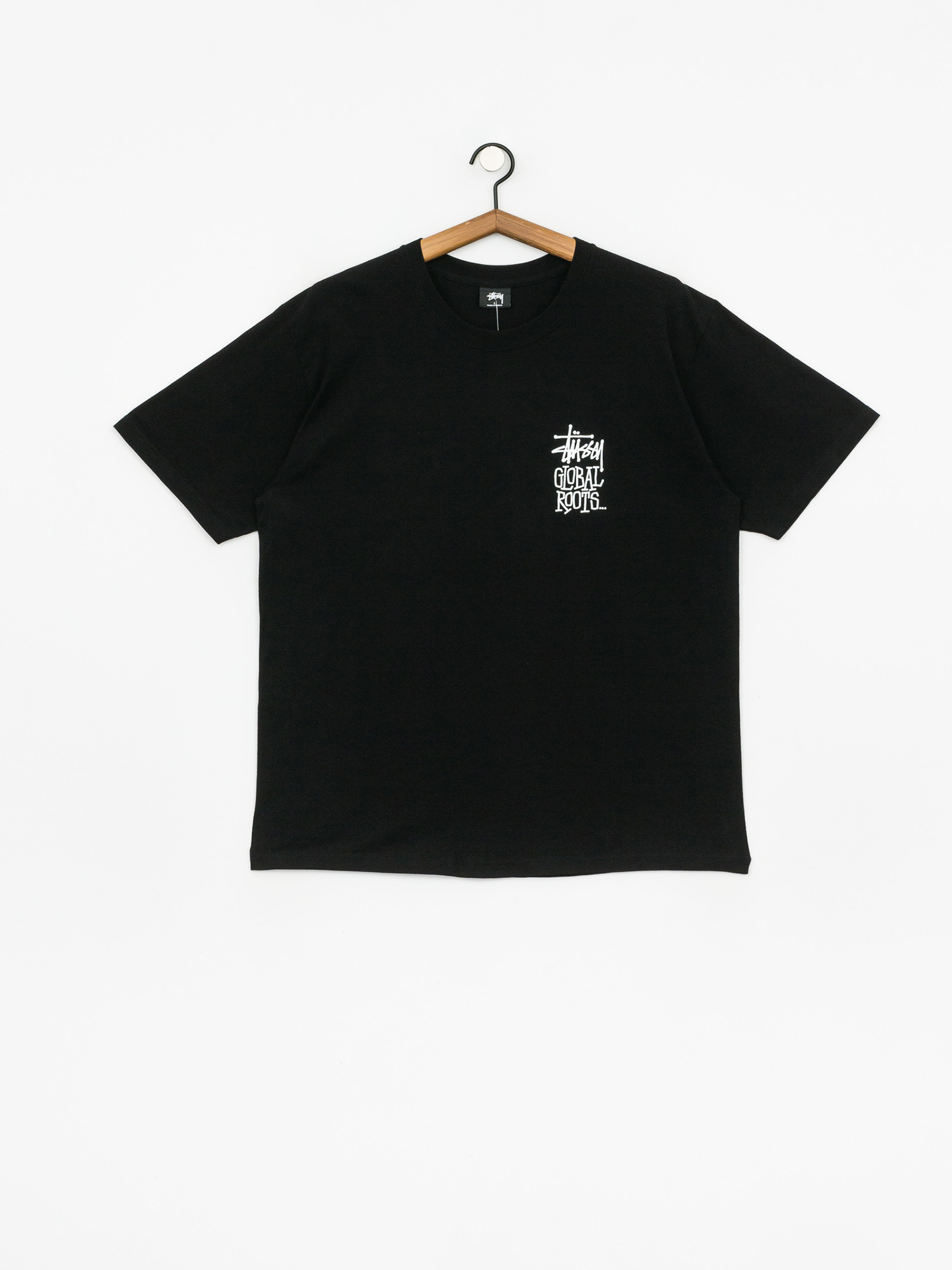Tričko Stussy Global Roots (black)