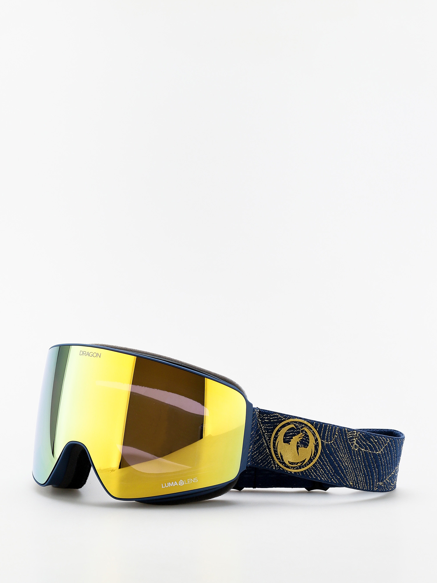 Brýle na snowboard Dragon PXV - černá (golden palms/lumalens gold