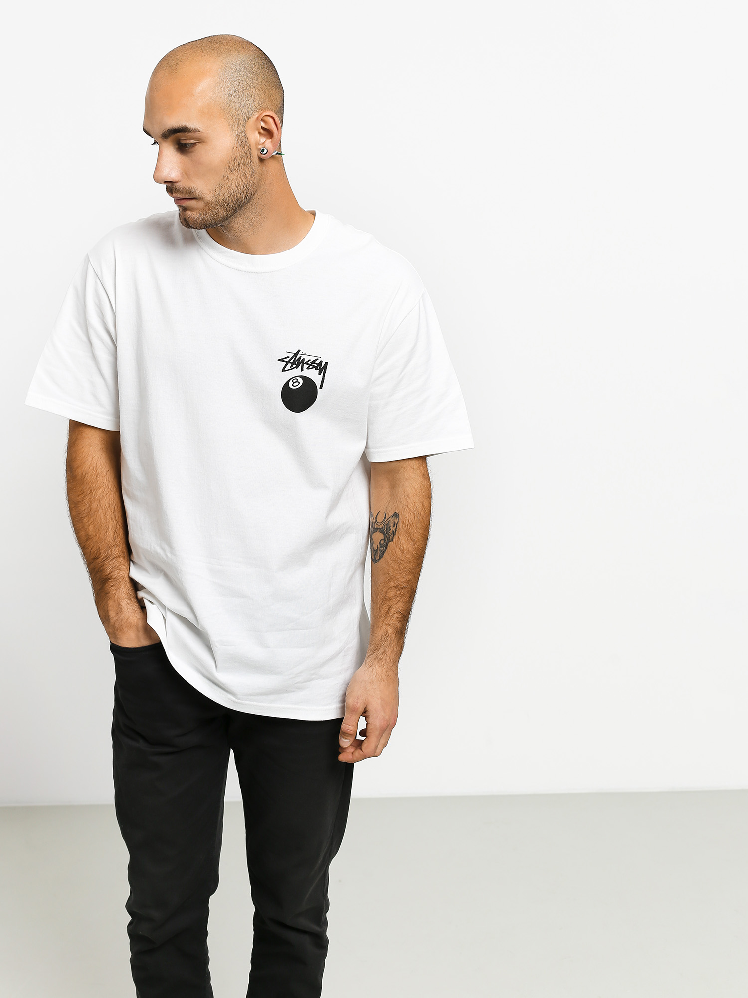 Tričko Stussy 8 Ball (white)