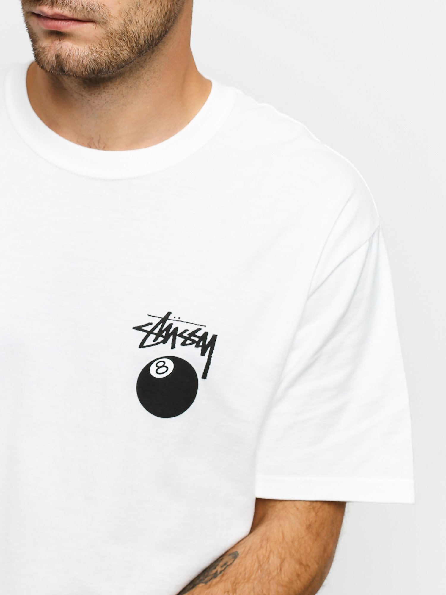 Tričko Stussy 8 Ball (white)