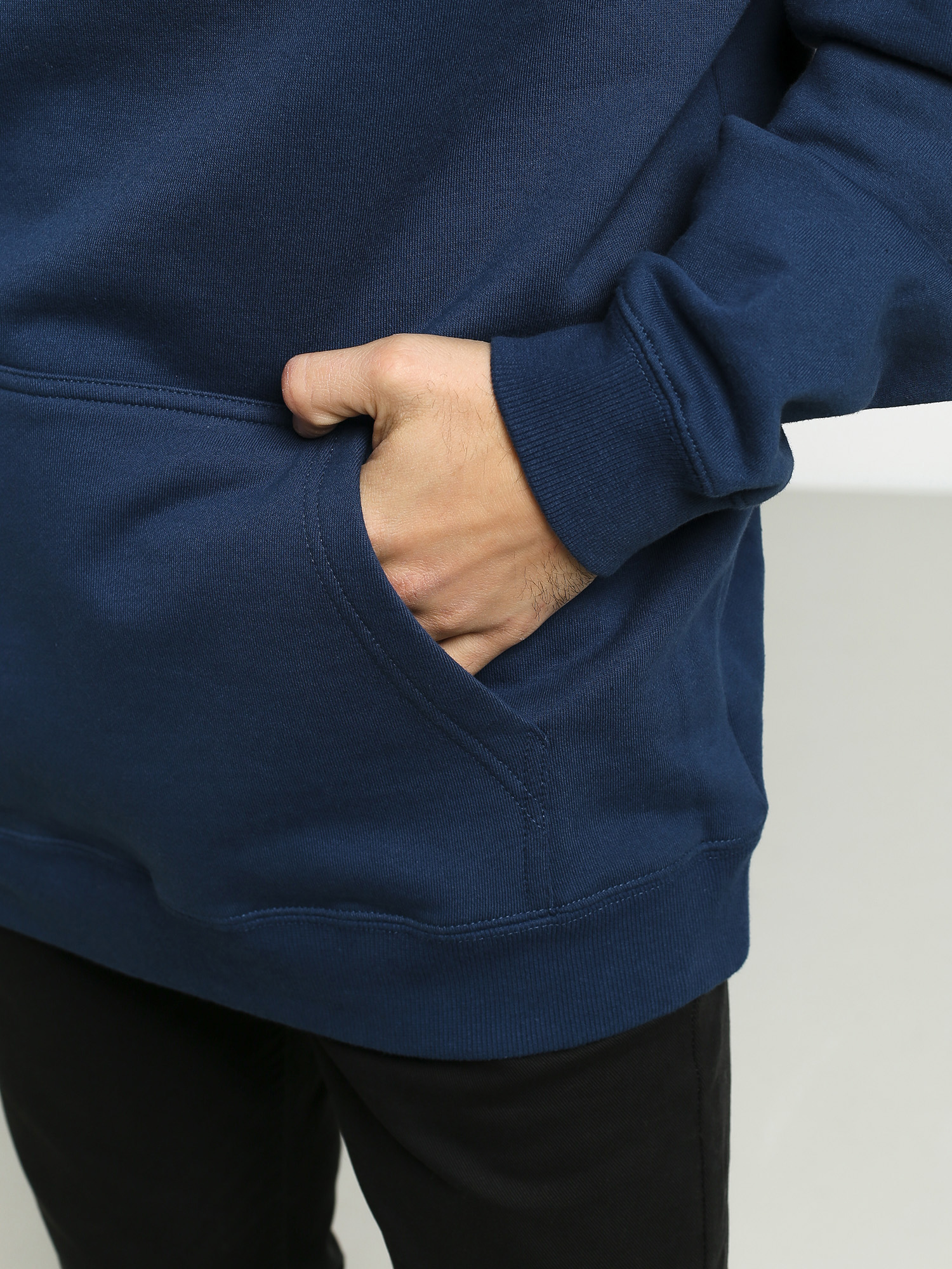 Mikina s kapucí Stussy Basic HD (navy)