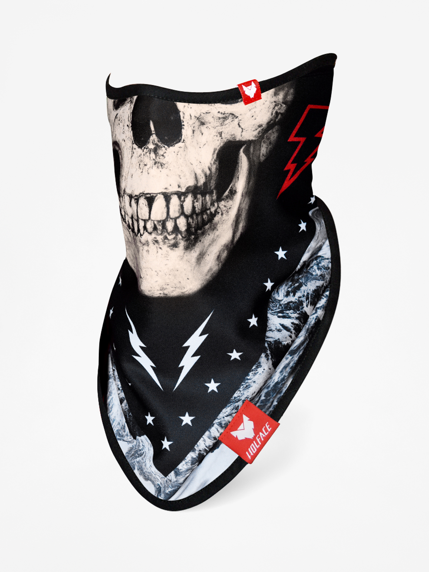 Bandana Wolface Skull Flash 