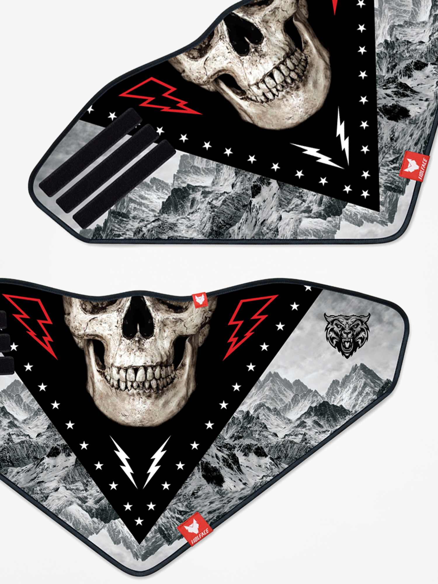 Bandana Wolface Skull Flash 