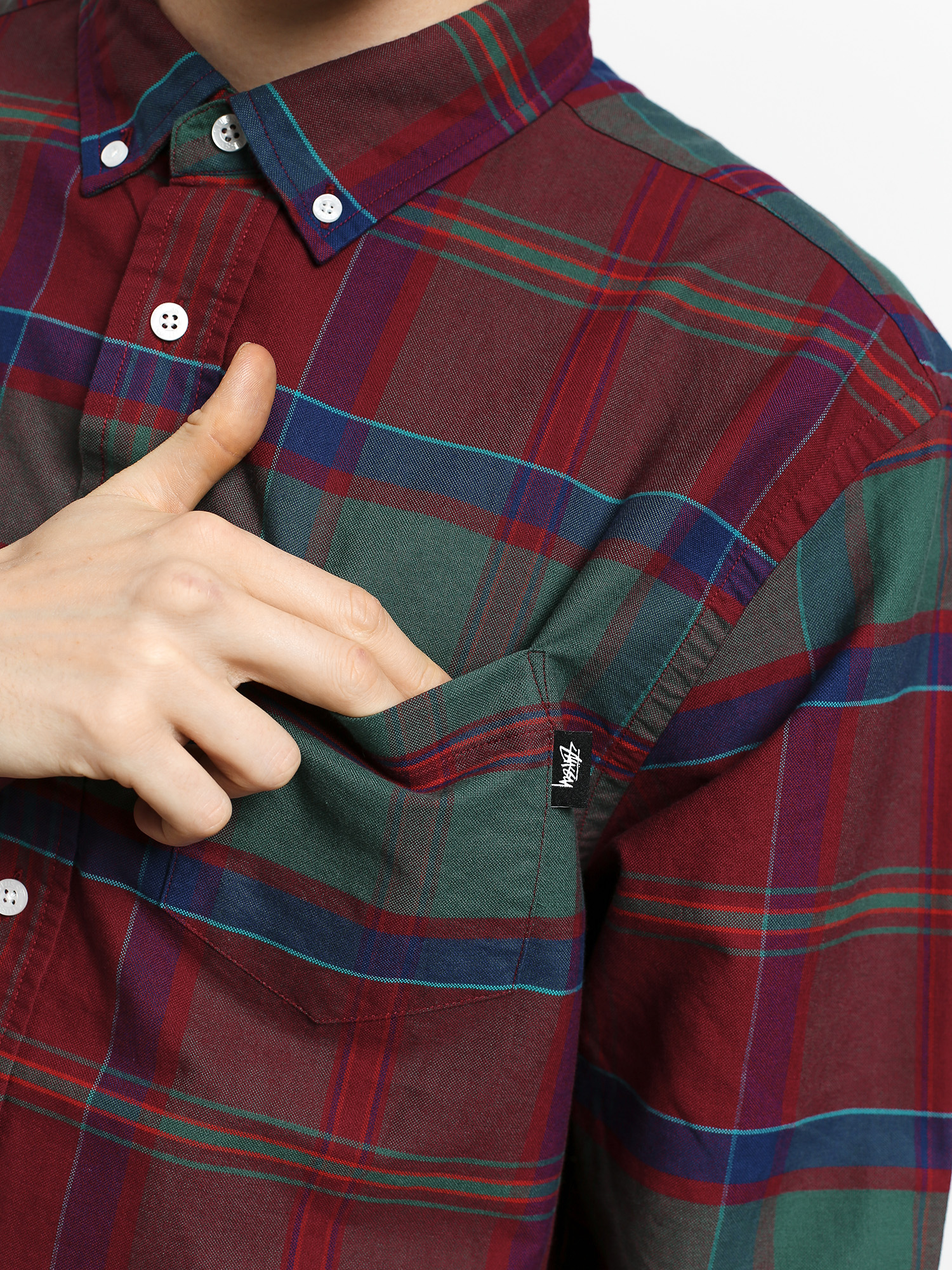 Košile Stussy Classic Oxford (red plaid)