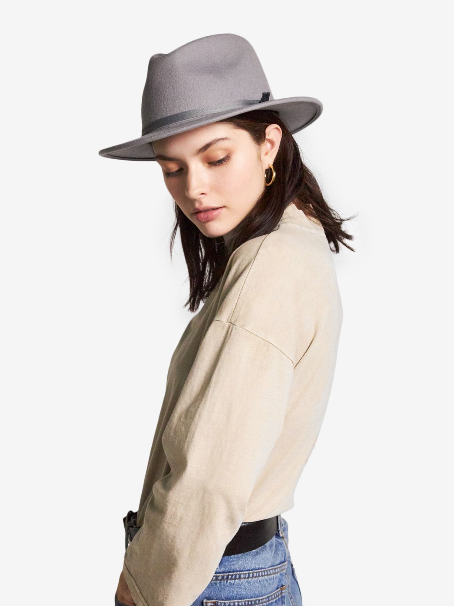 Klobouk Brixton Coleman Fedora (aluminum)