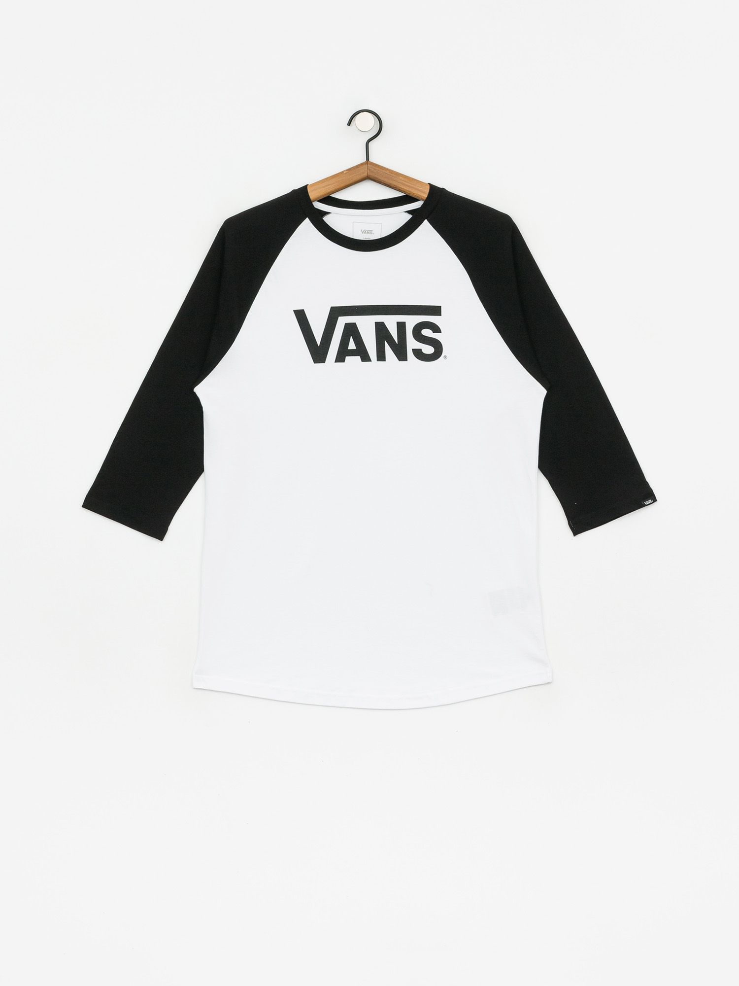 Vans Tričko Koszulka Classic Raglan 3I4 (white/black)