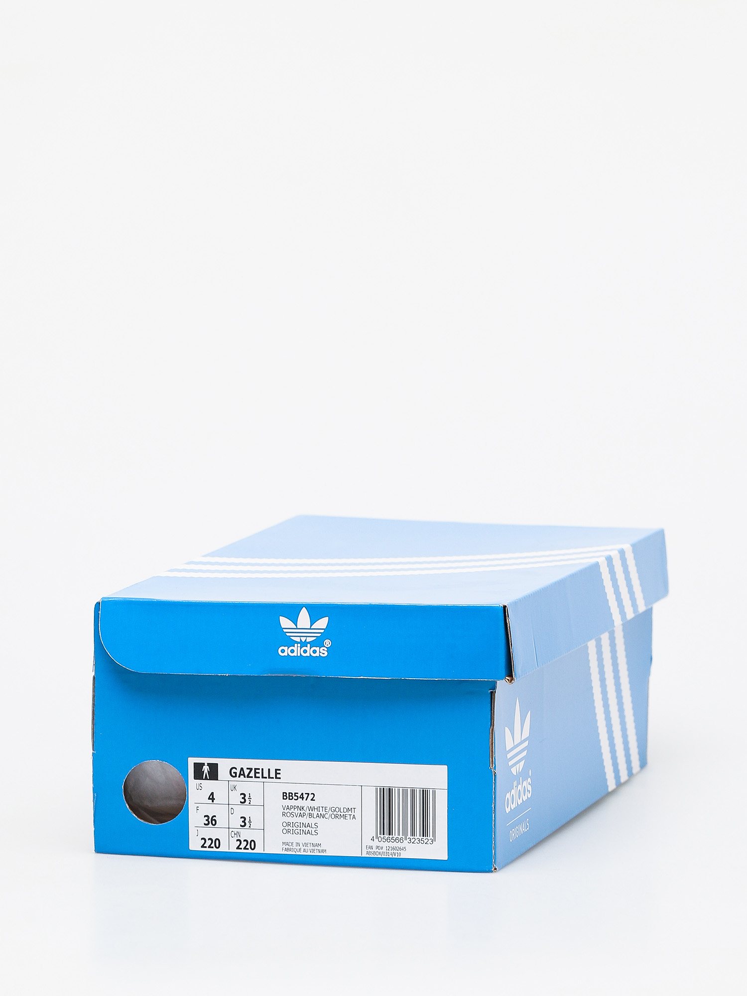 Boty adidas Originals Gazelle (vapour pink/white/gold met)