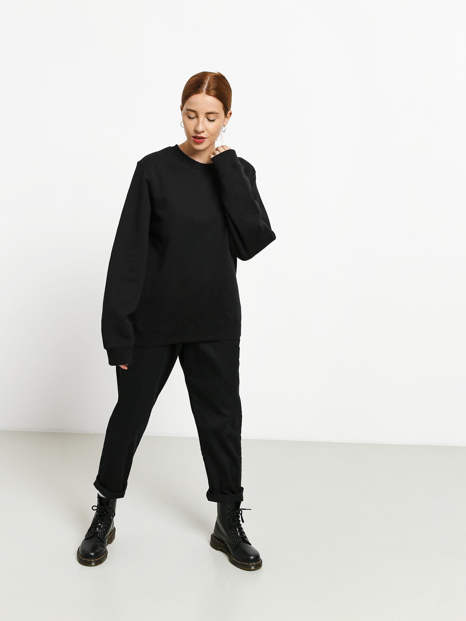 Mikina Stussy Basic Logo Wmn (black)