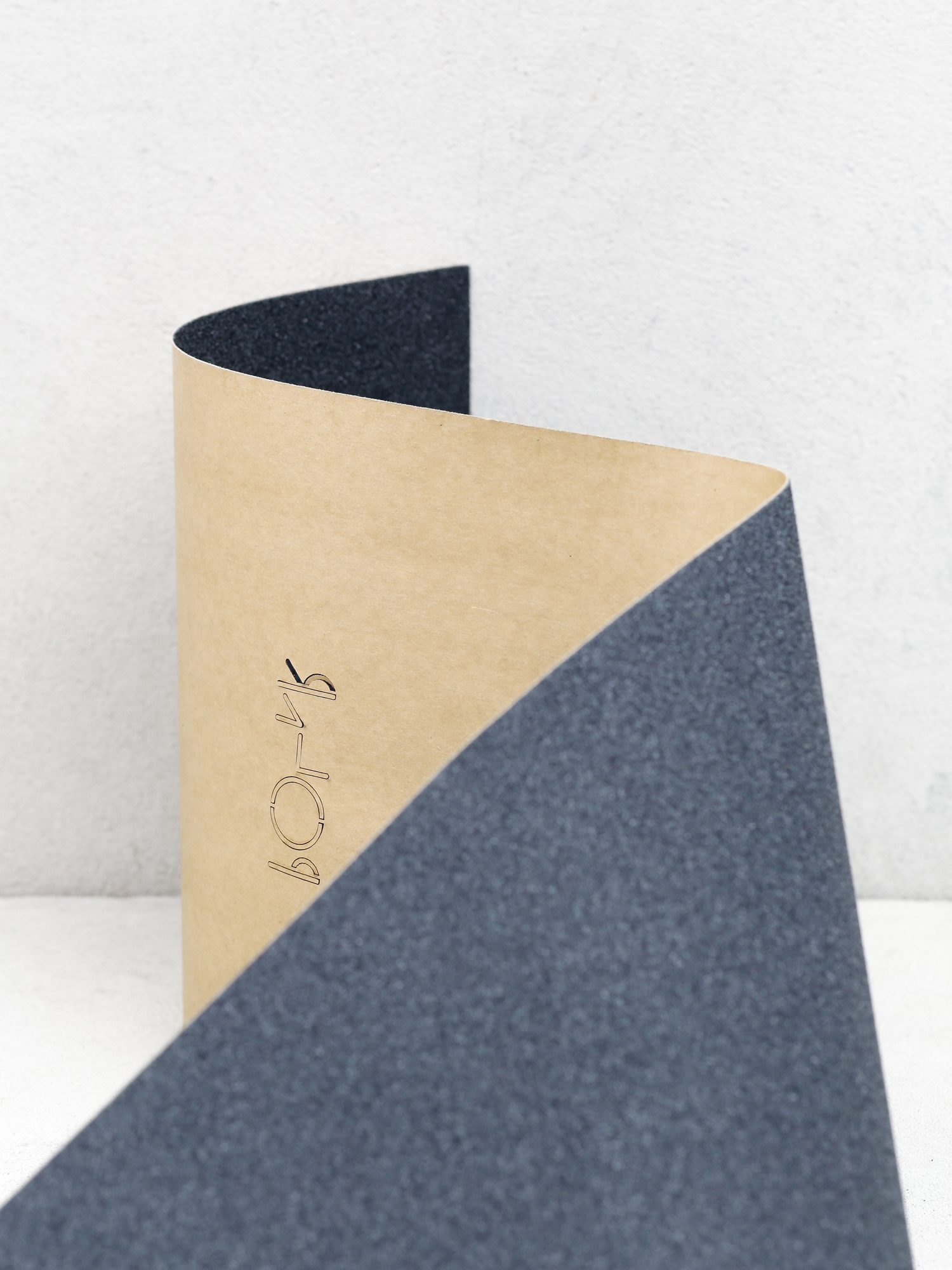 Grip Polar Skate Laser Cut Script Logo (black)