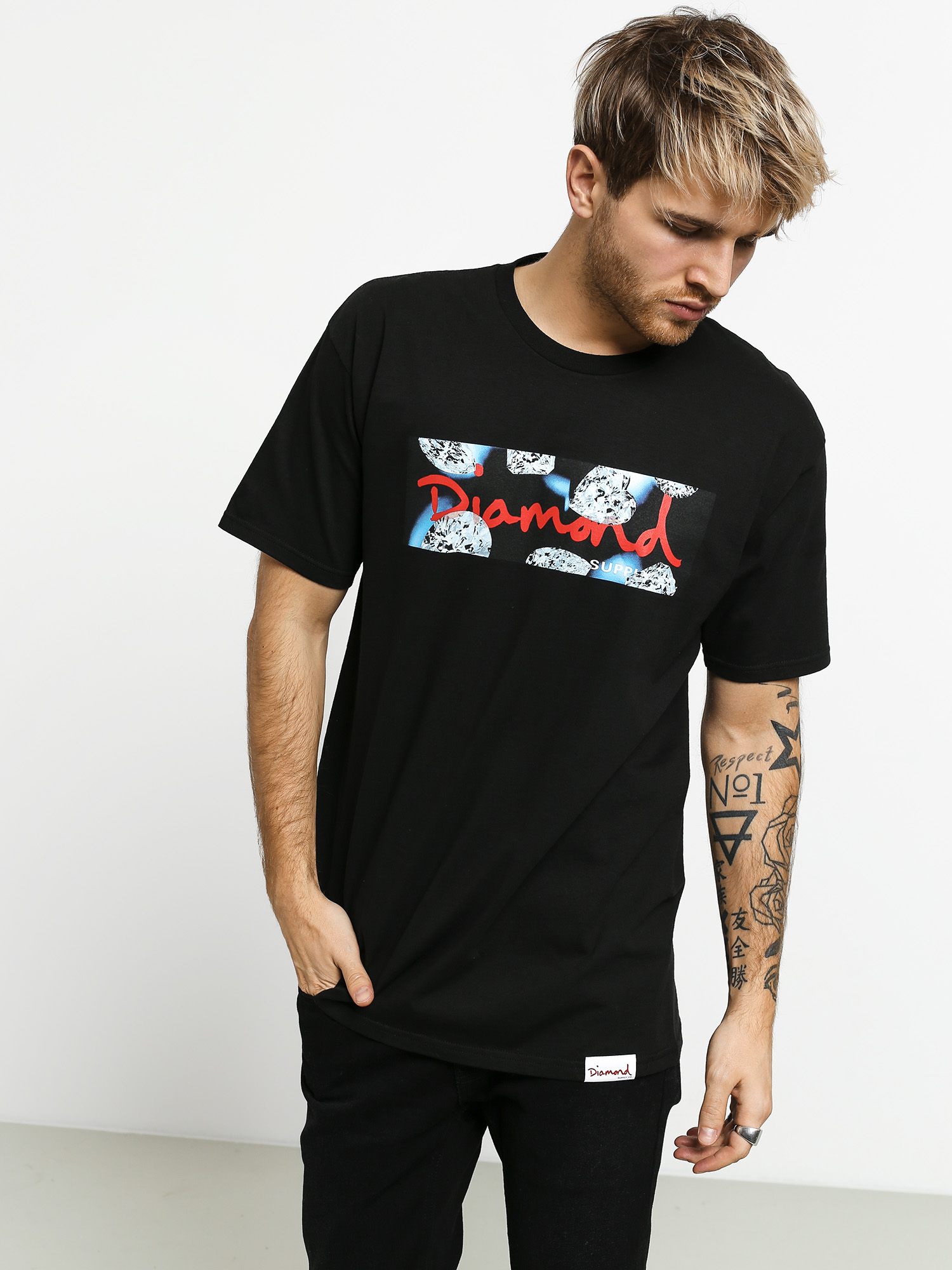 Tričko Diamond Supply Co. Diamond Cuts (black)
