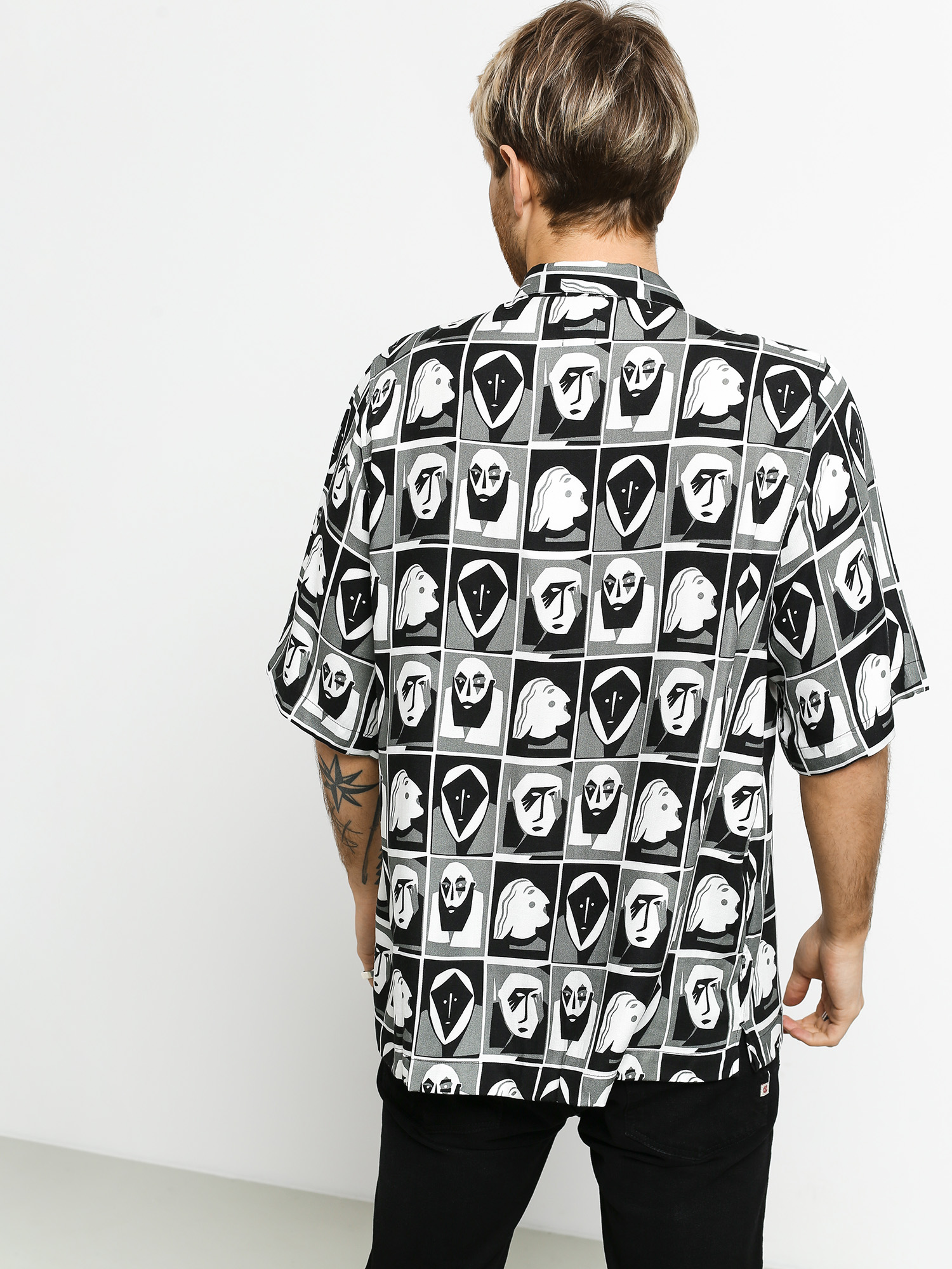 Košile Polar Skate Selfie Art (black)