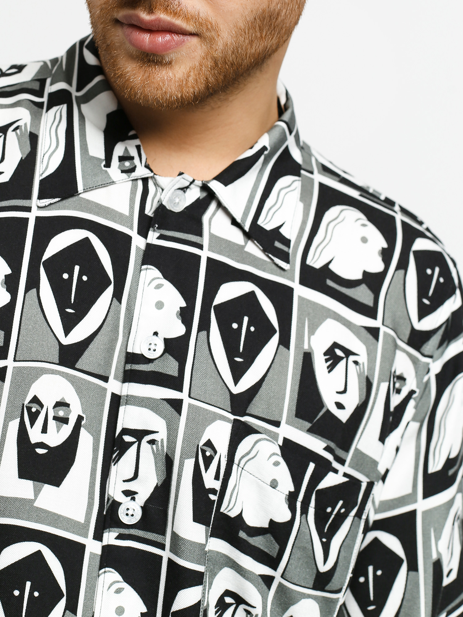 Košile Polar Skate Selfie Art (black)