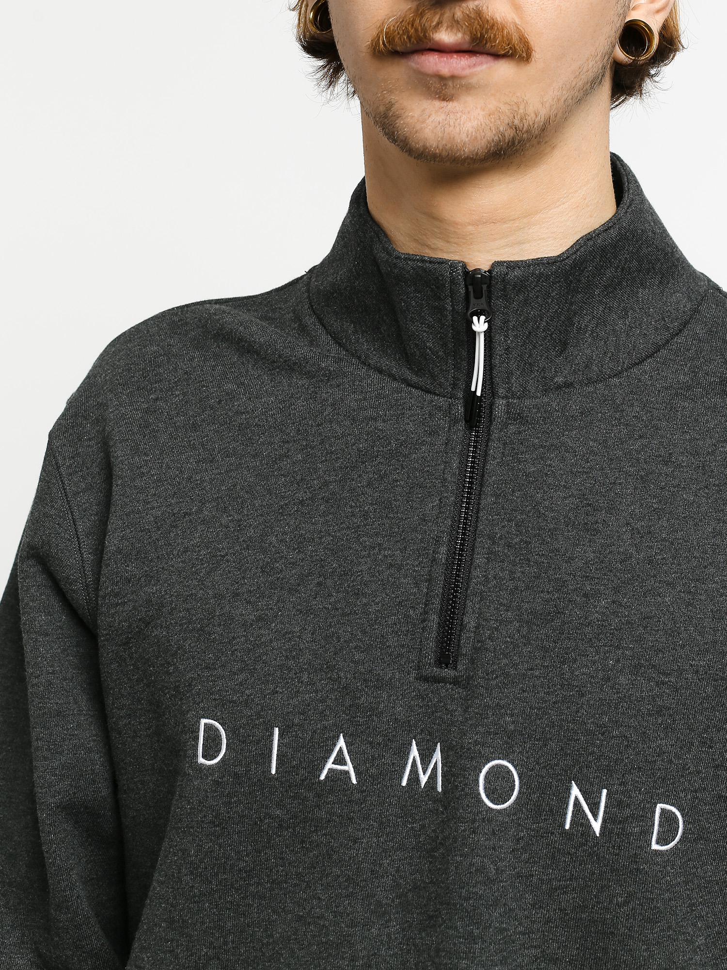 Mikina Diamond Supply Co. Leeway ZHD (black)