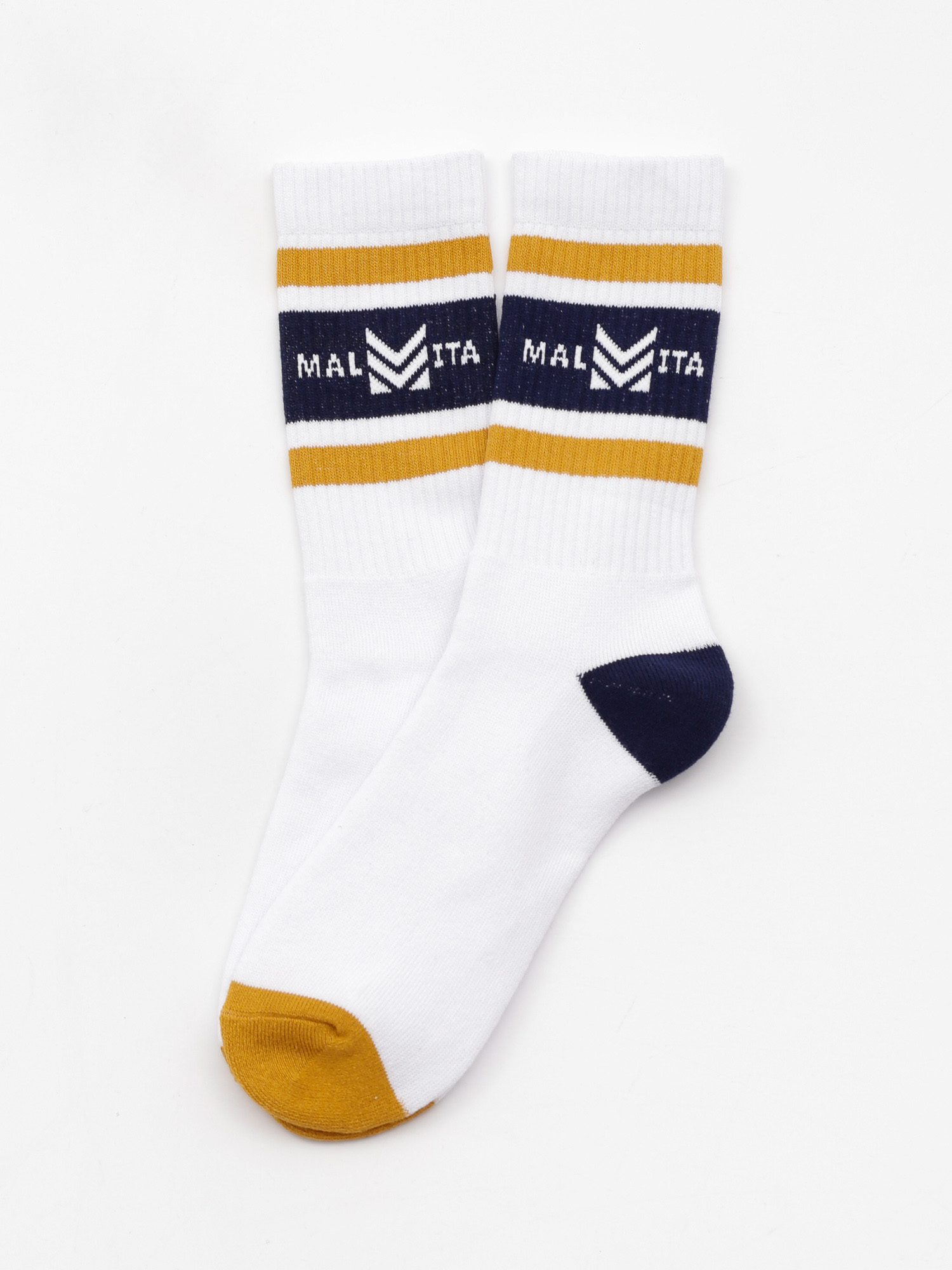 Ponožky Malita Mlt Royal (white/navy)