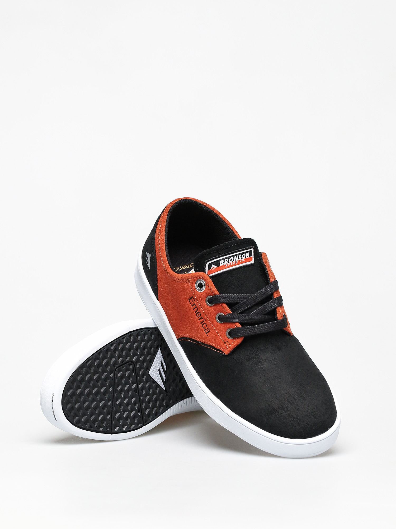 Boty Emerica The Romero Laced X Bronson (black/orange)