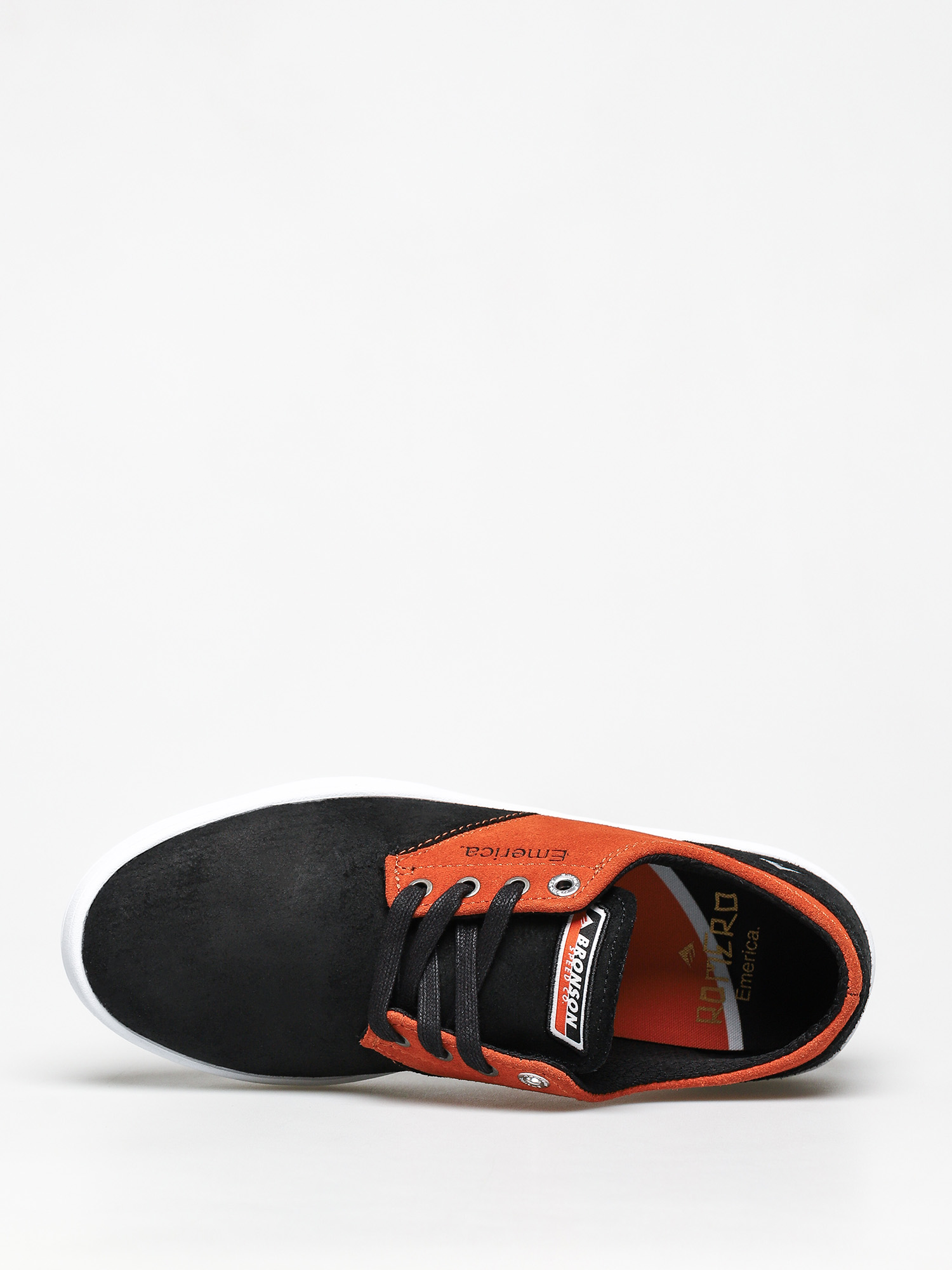 Boty Emerica The Romero Laced X Bronson (black/orange)