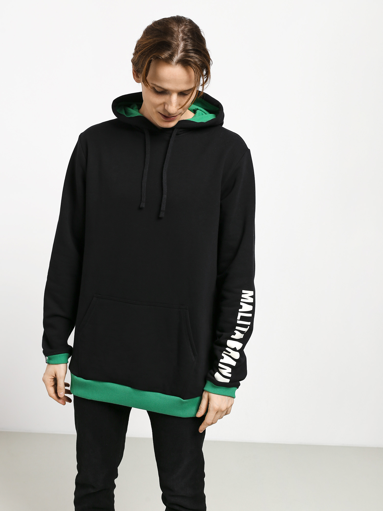 Mikina s kapucí Malita Boxer HD (black)