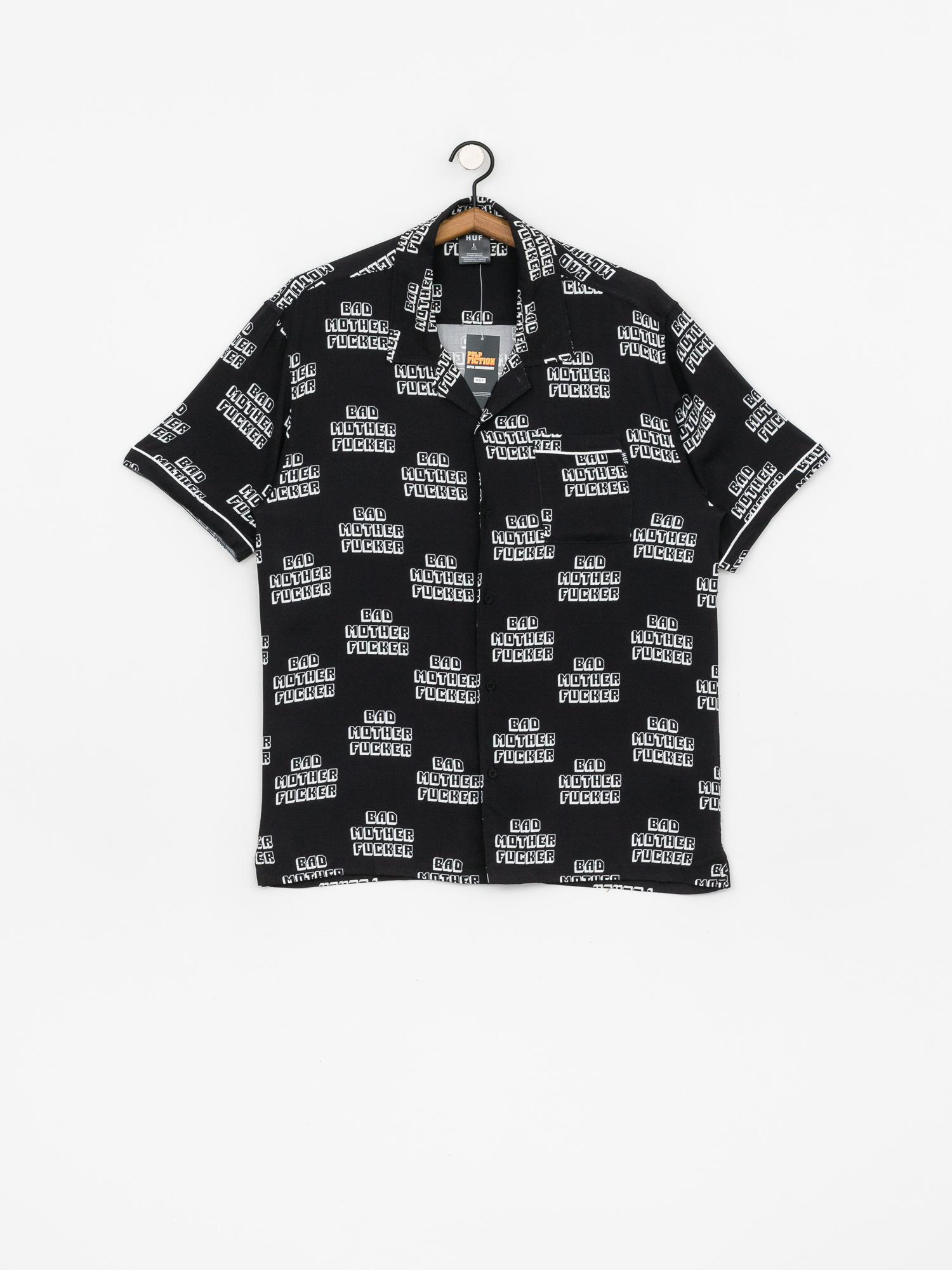 Košile HUF Pulp Fiction Bad Mother Fucker (black)