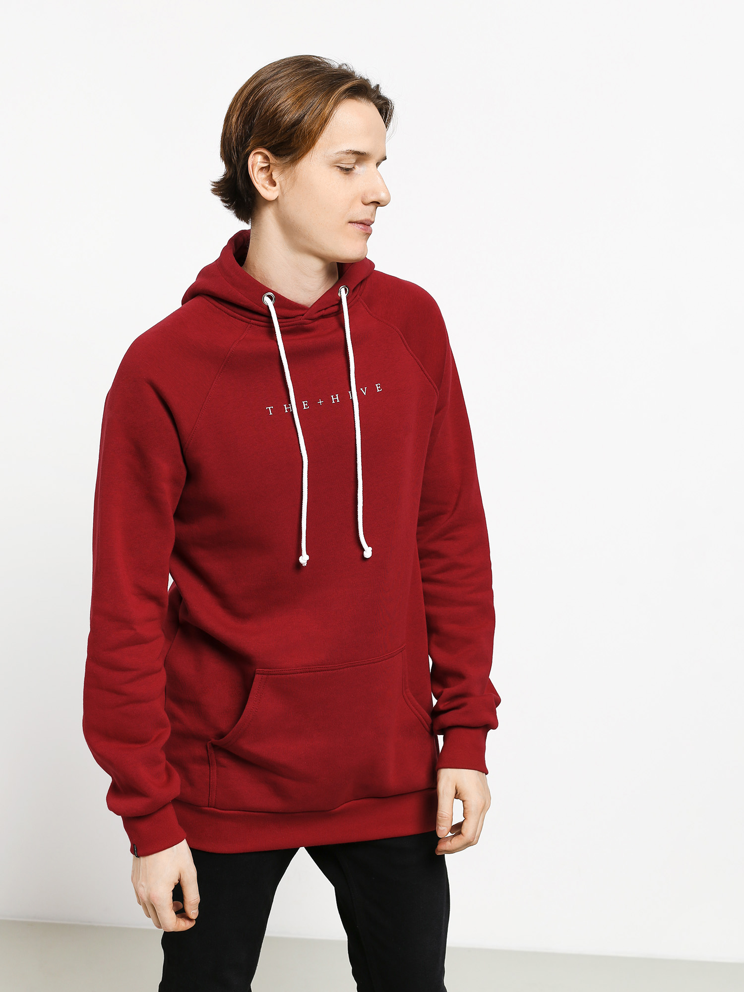 Mikina s kapucí The Hive Hive HD (burgundy)