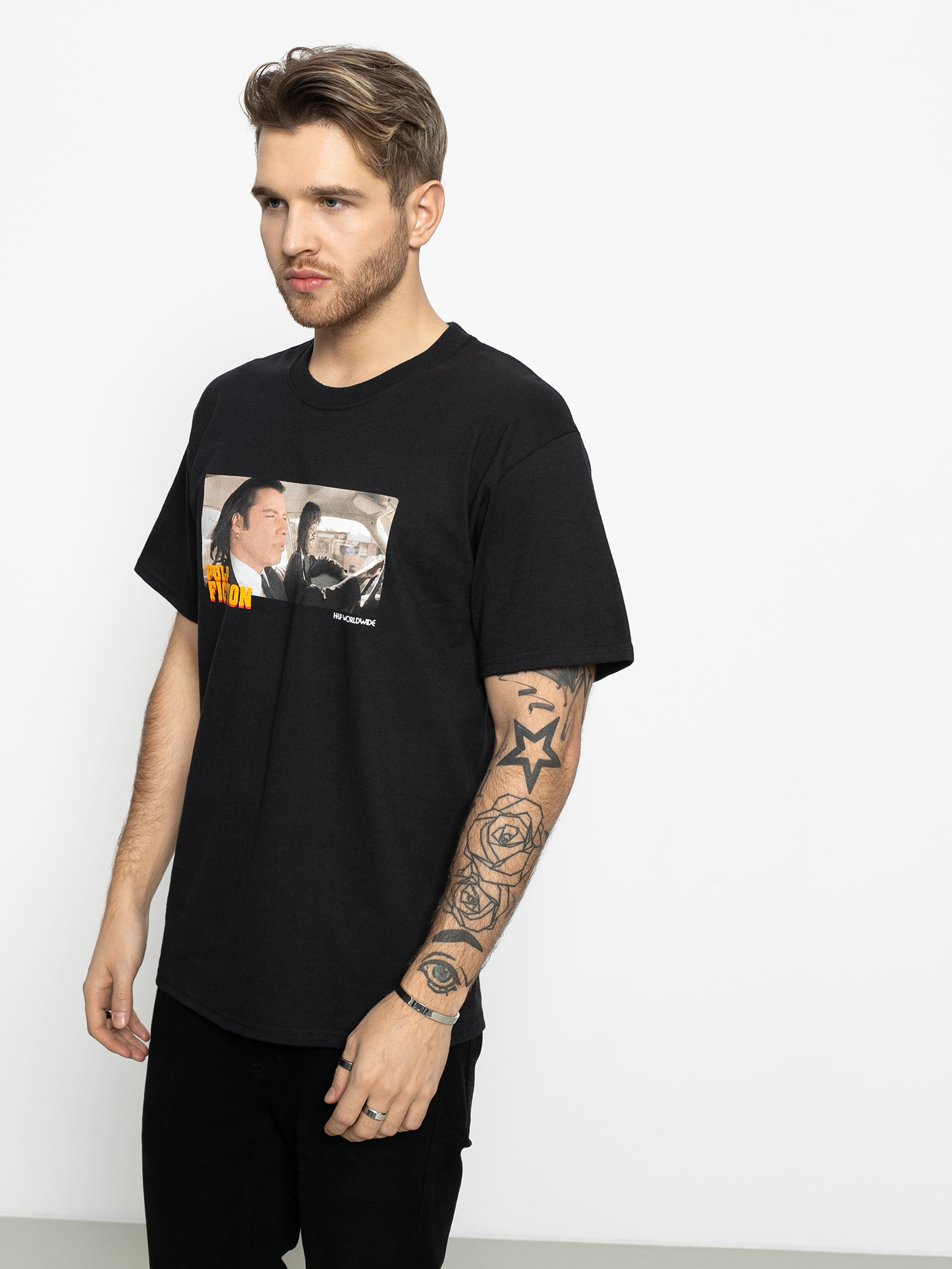 Tričko HUF Pulp Fiction Royale With Cheese (black)