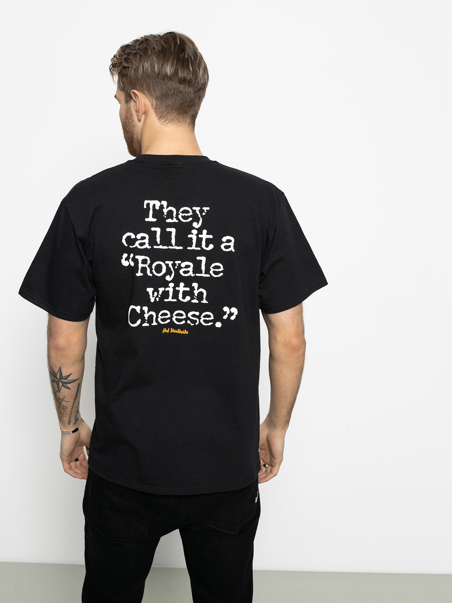 Tričko HUF Pulp Fiction Royale With Cheese (black)