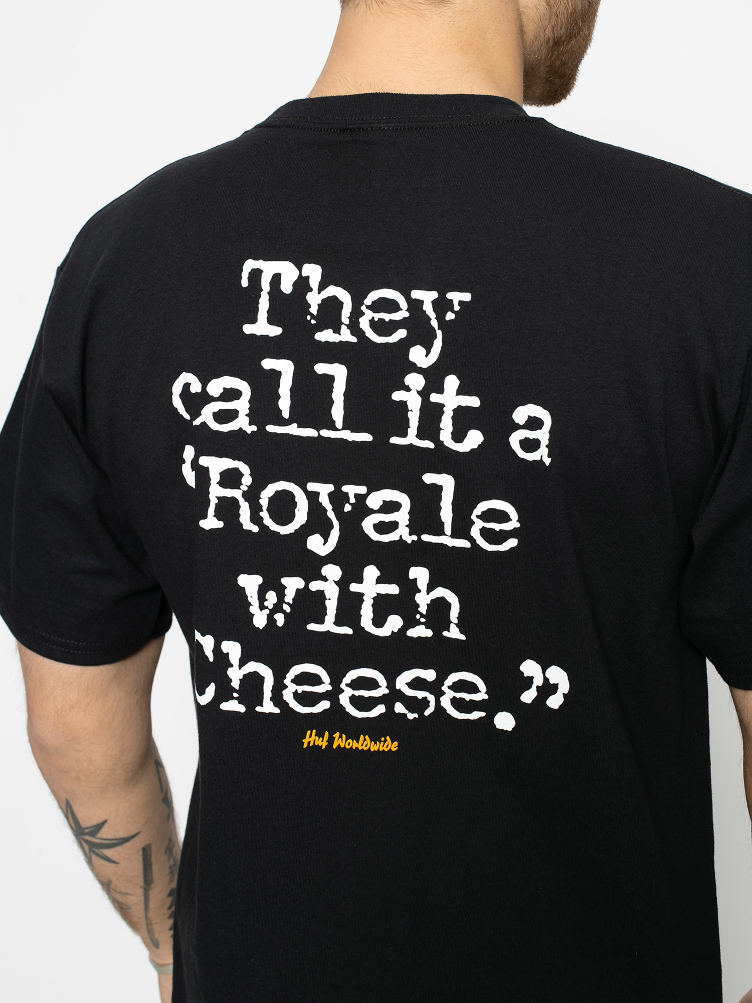 Tričko HUF Pulp Fiction Royale With Cheese (black)