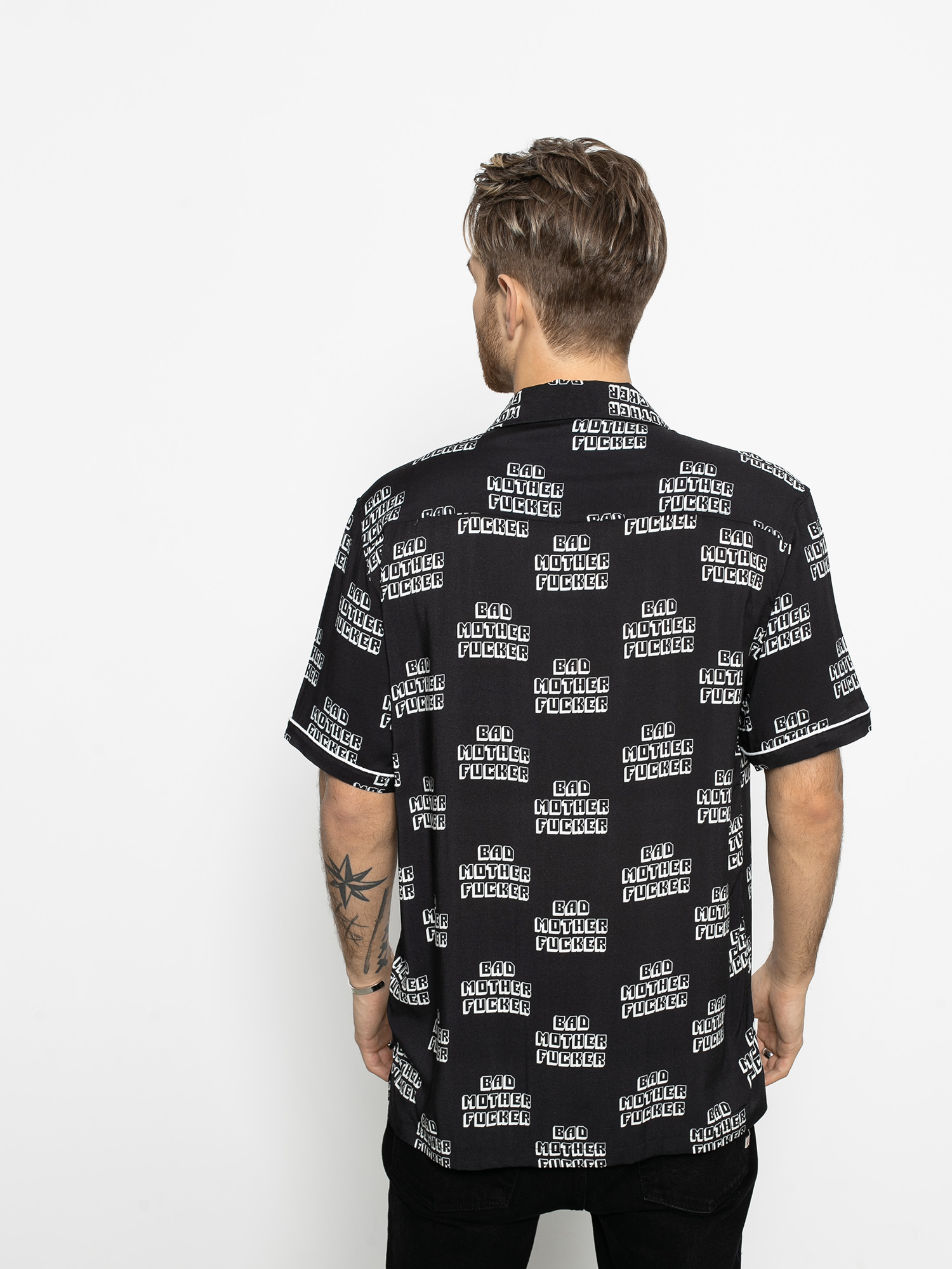Košile HUF Pulp Fiction Bad Mother Fucker (black)