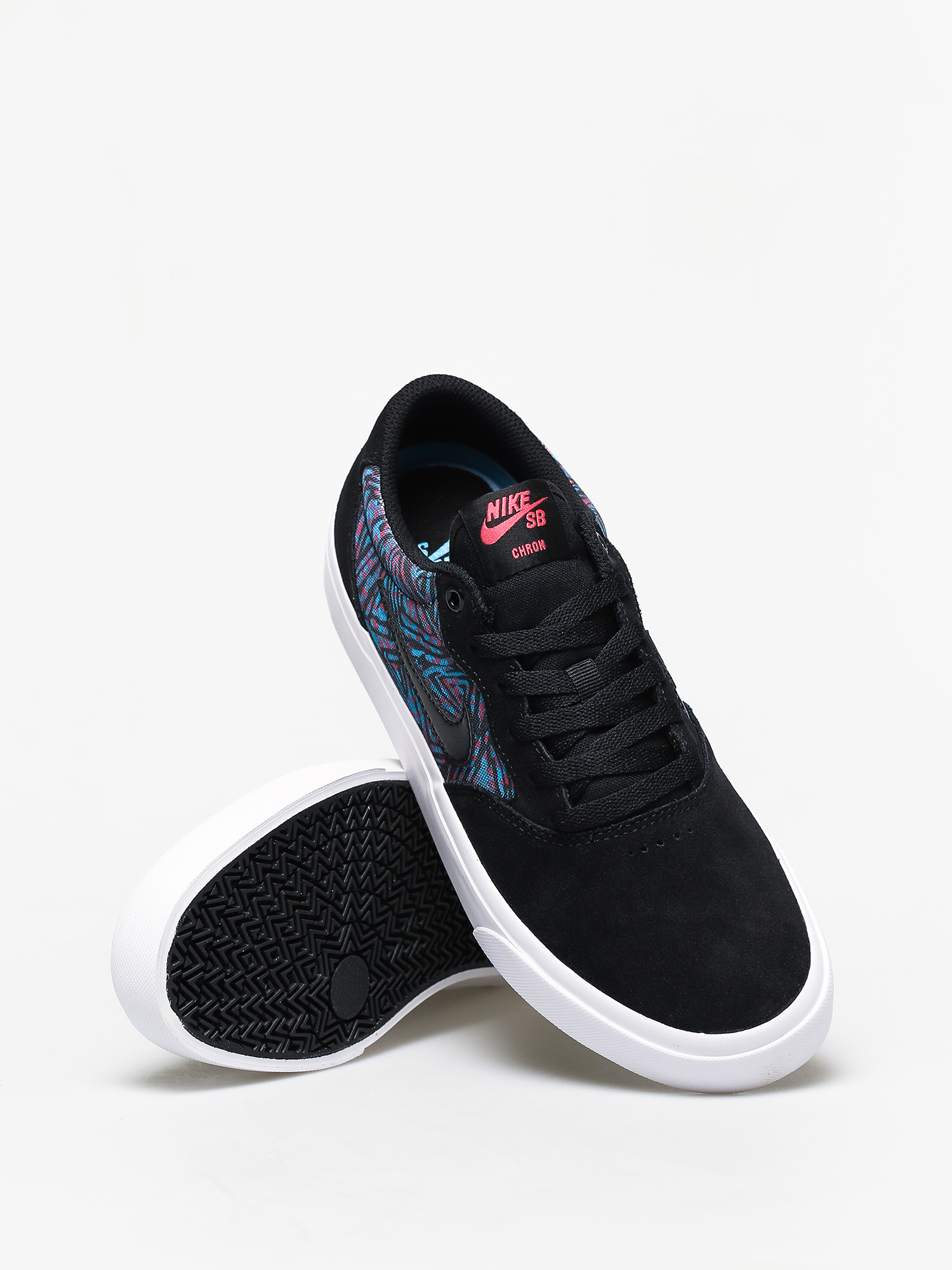 Boty Nike SB Chron Solarsoft Premium (black/black laser blue watermelon)