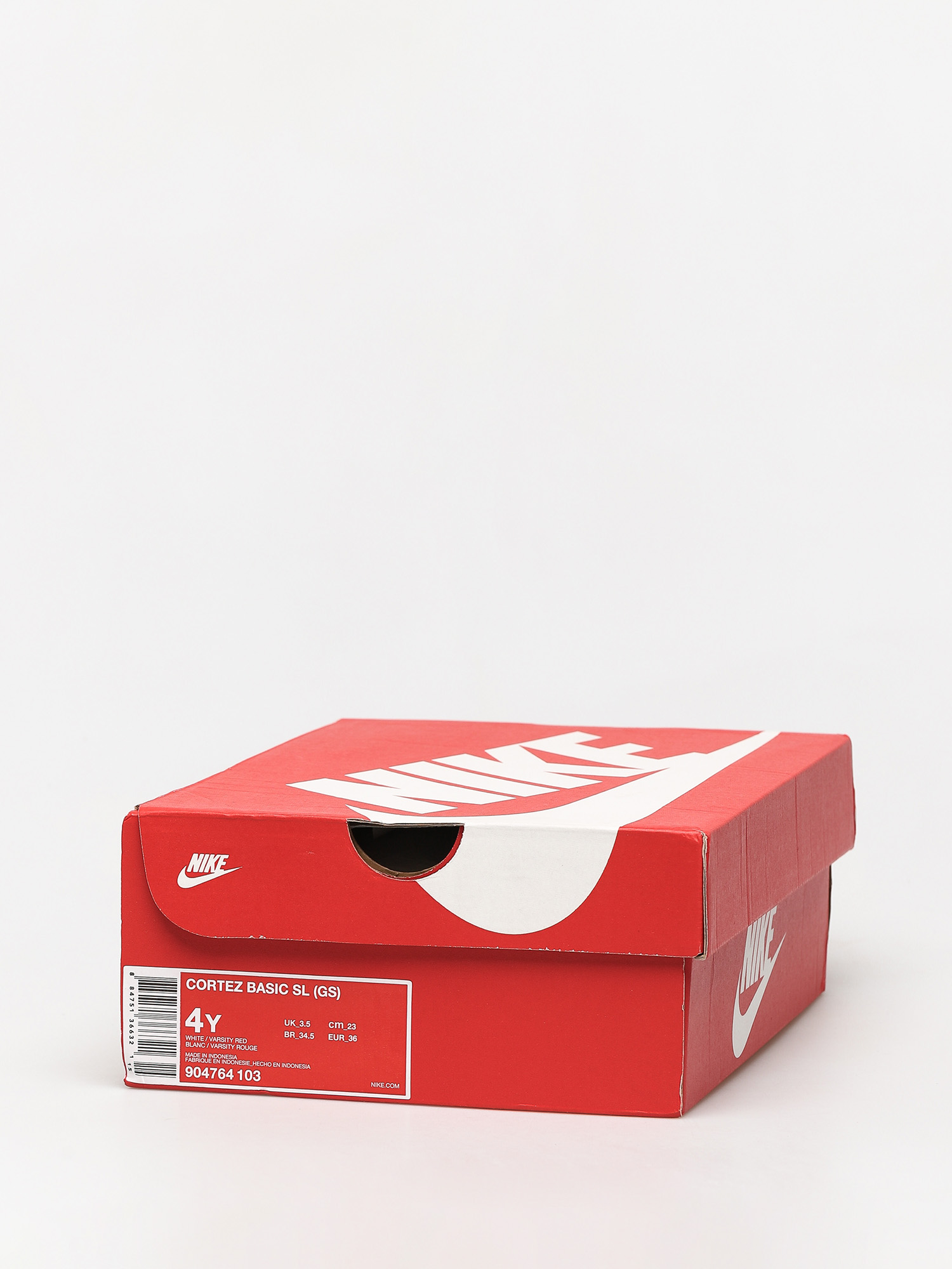 Boty Nike Cortez Basic Sl Gs (white/varsity red varsity royal black)