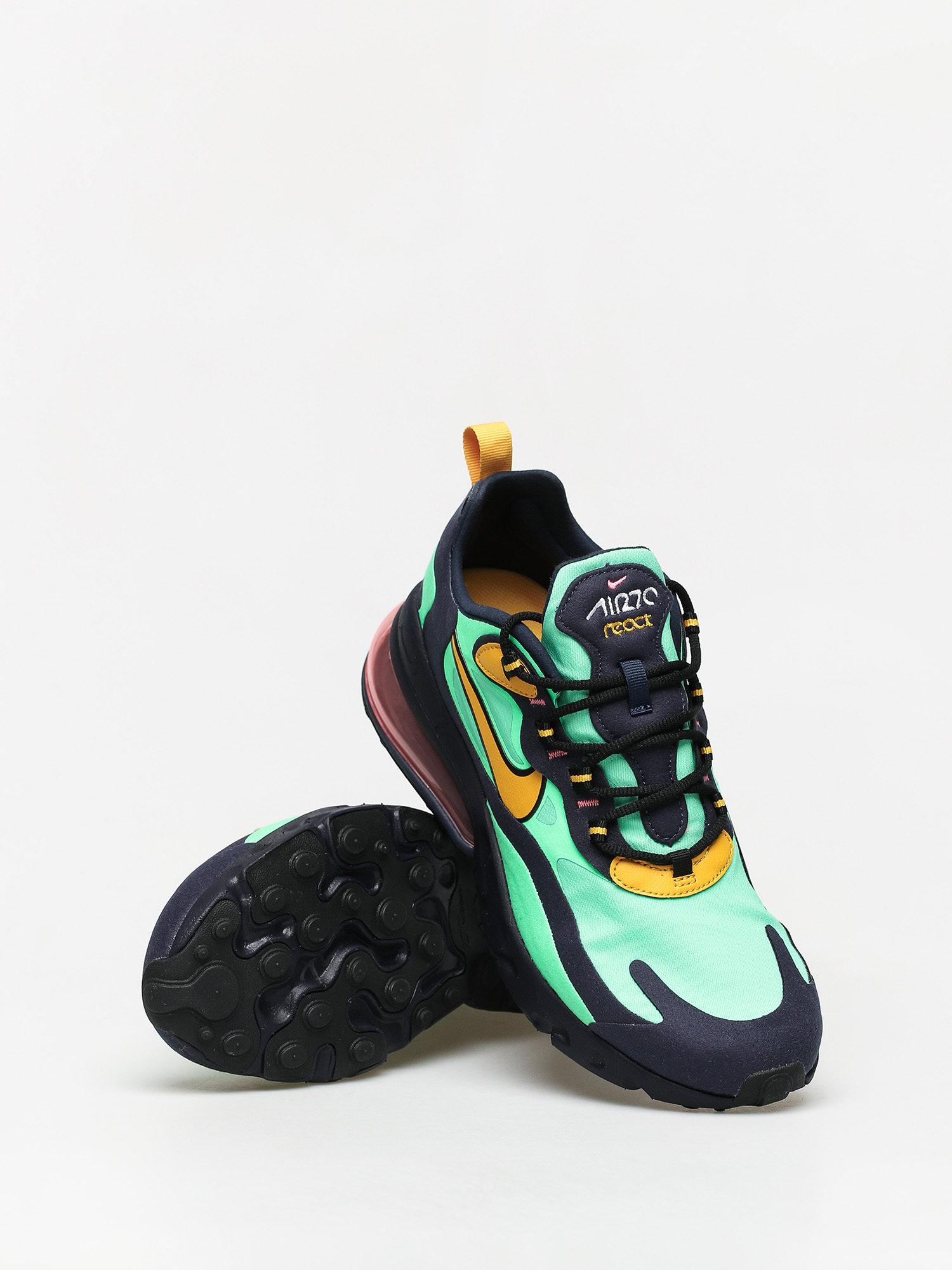 air max 270 react yellow green