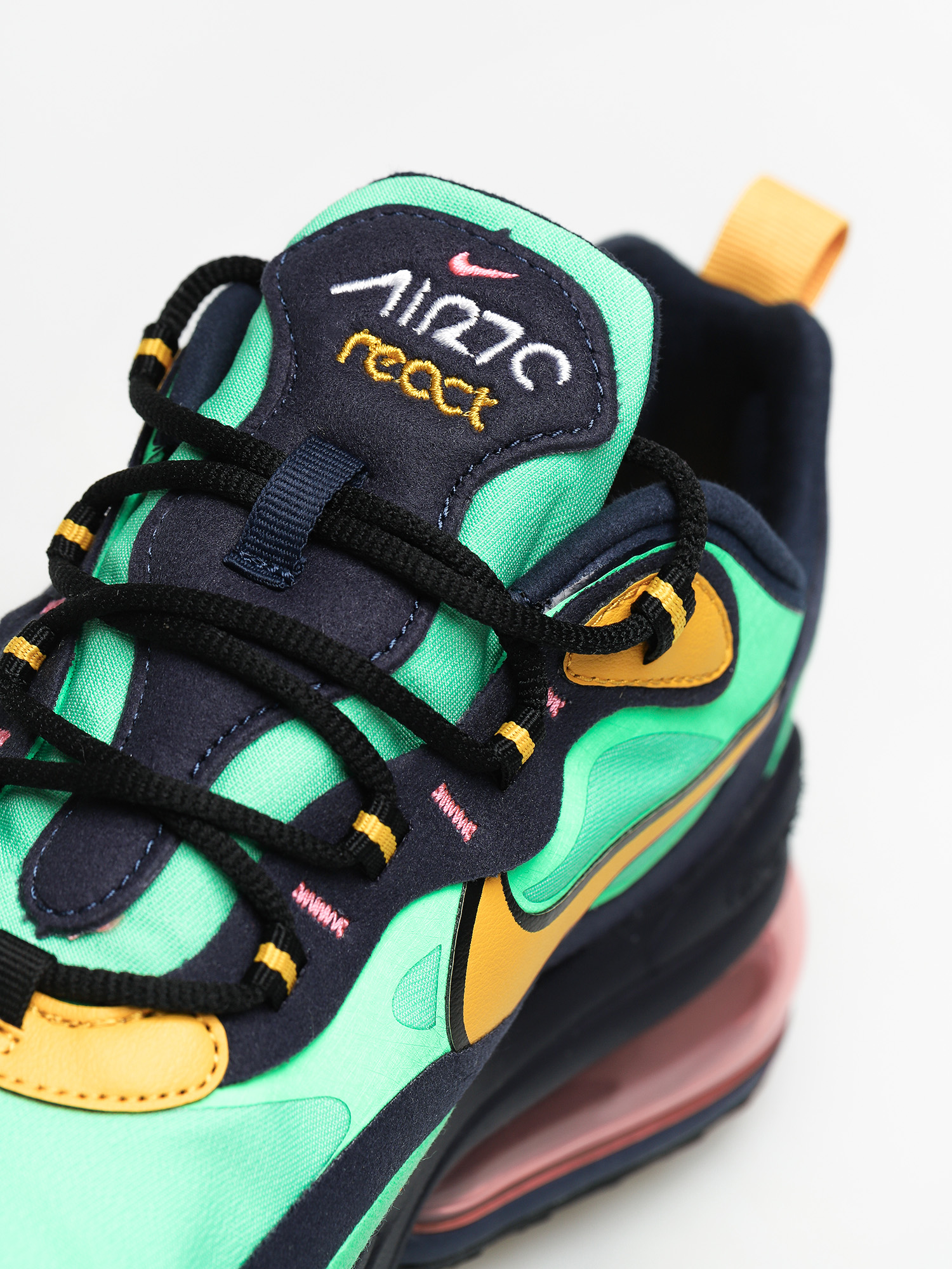 Nike air max 270 react electro green/yellow ochre/obsidian best sale