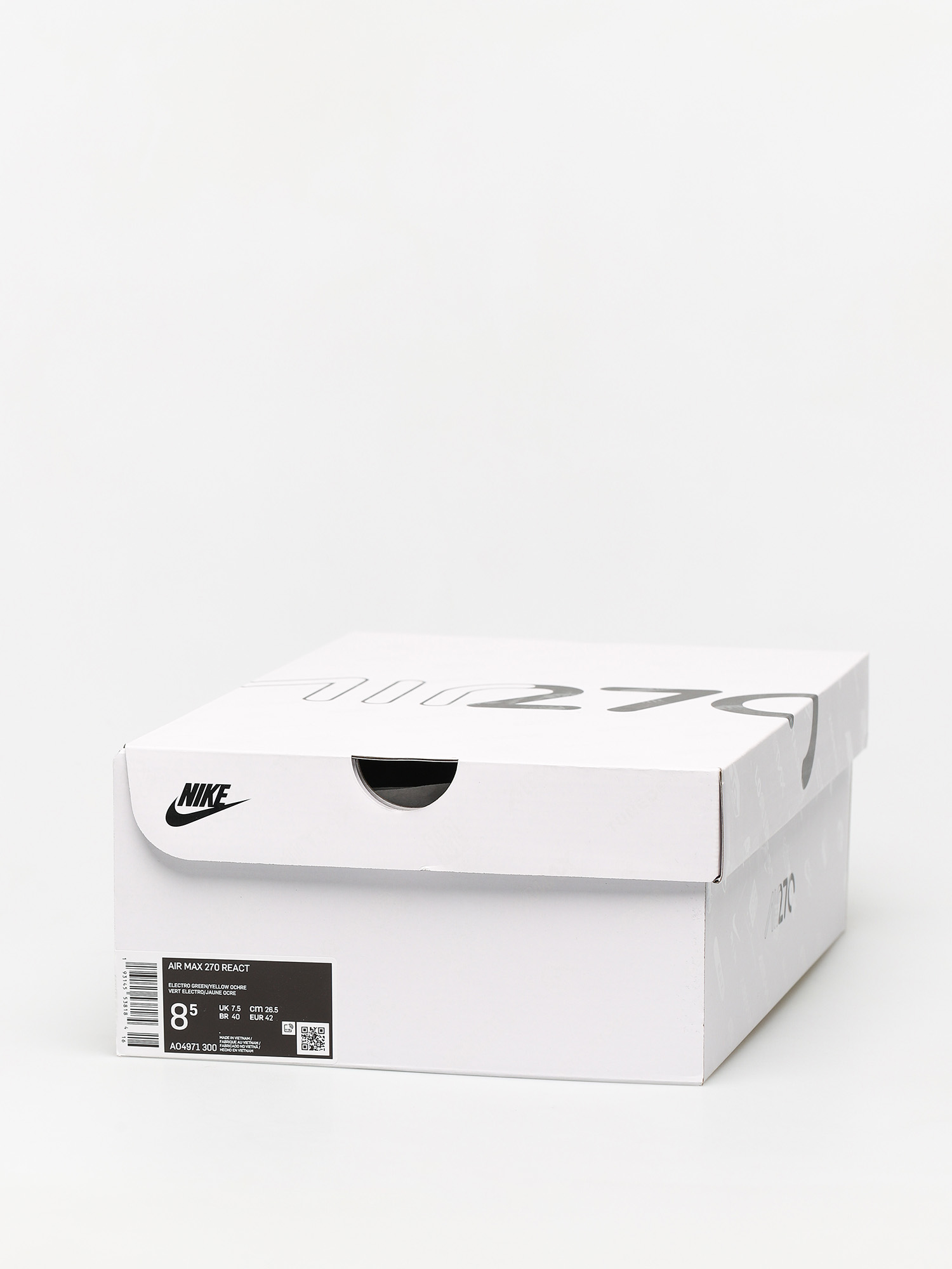 air max 270 react yellow green