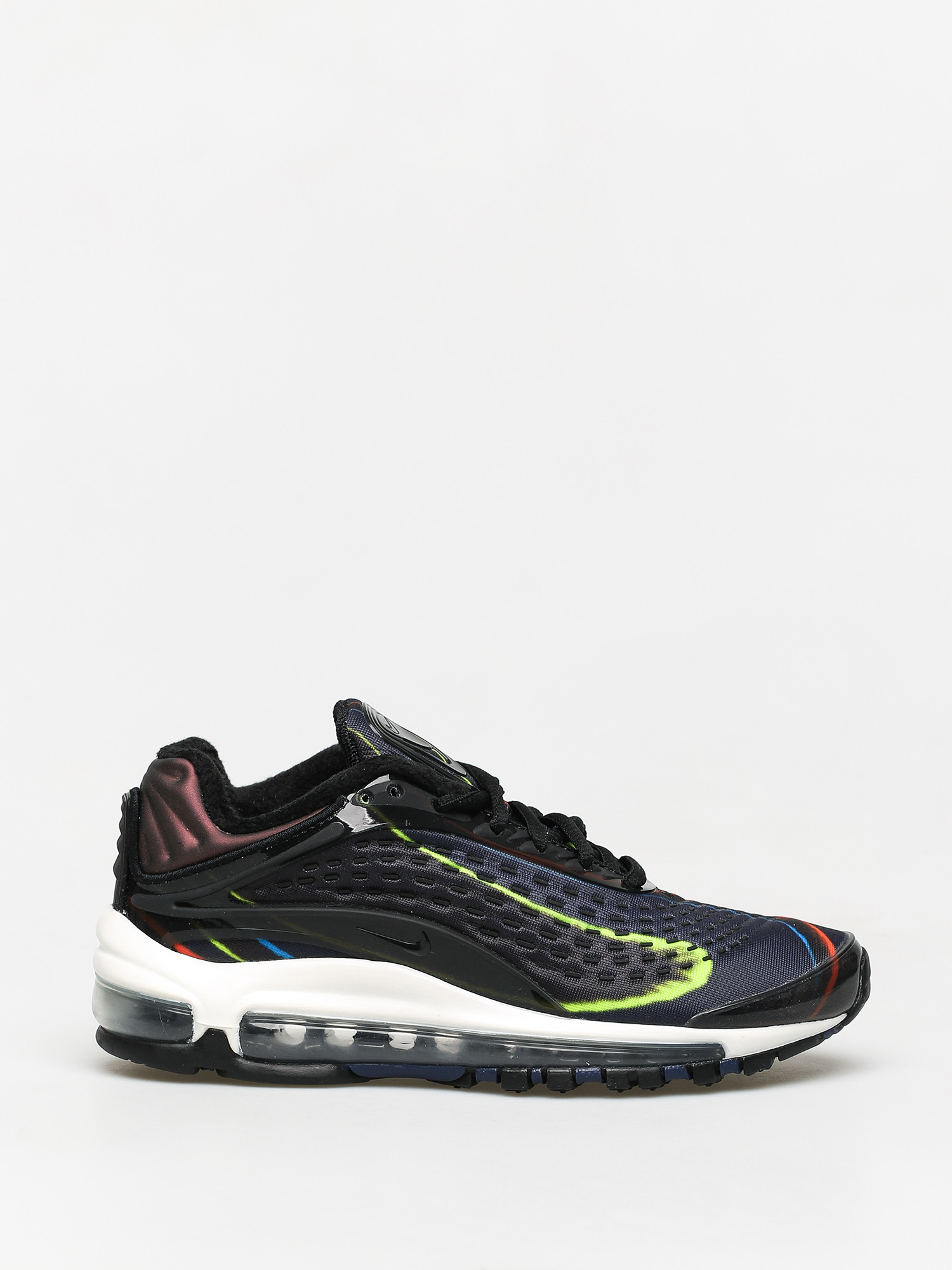 Air max deluxe black midnight navy  and  silver best sale