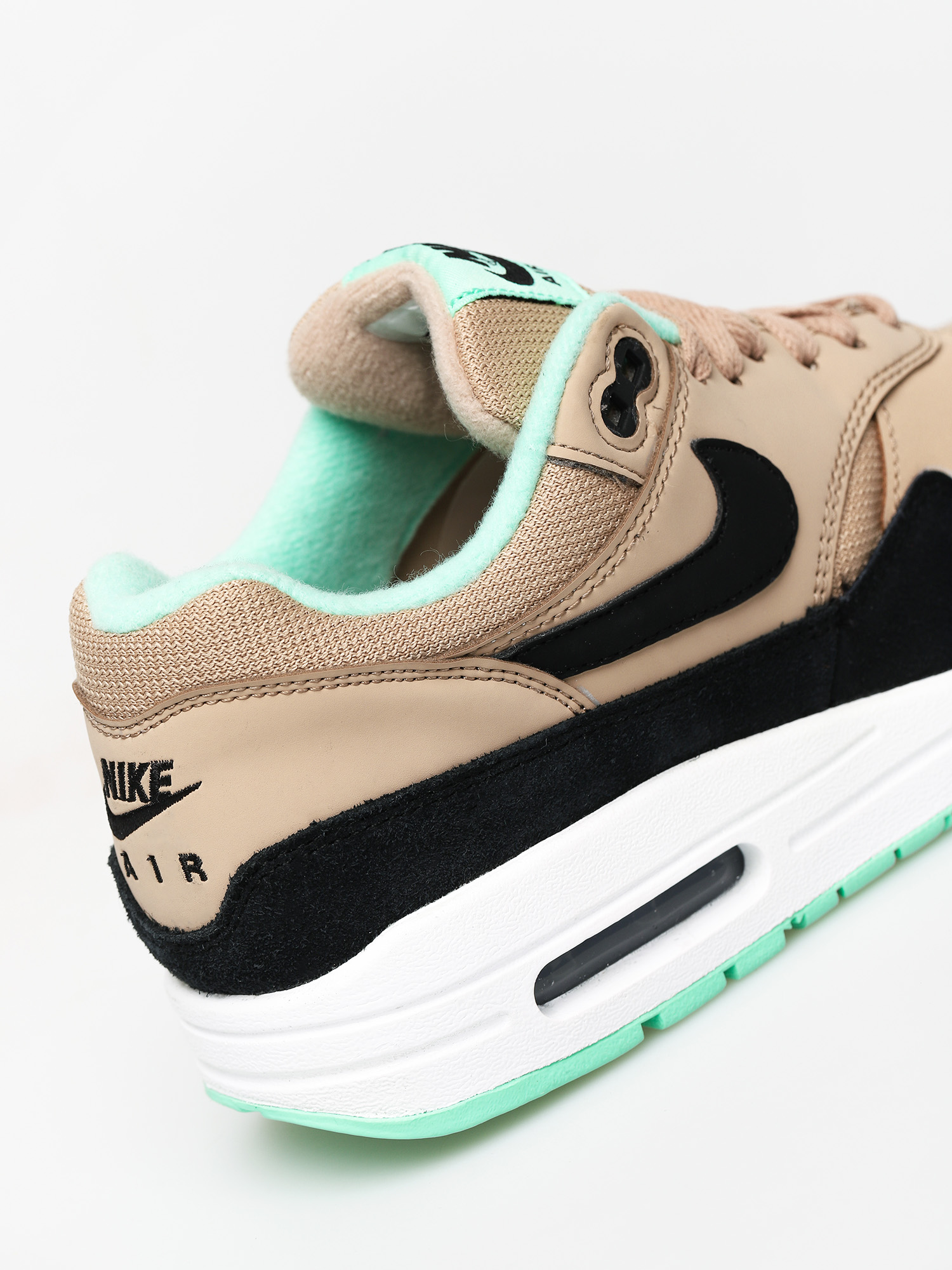 nike air max 1 desert black green