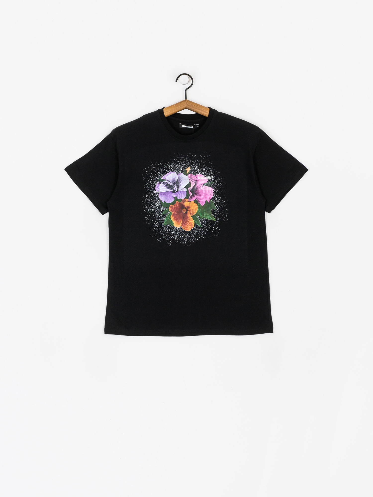Tričko Local Heroes Flower Wmn (black)
